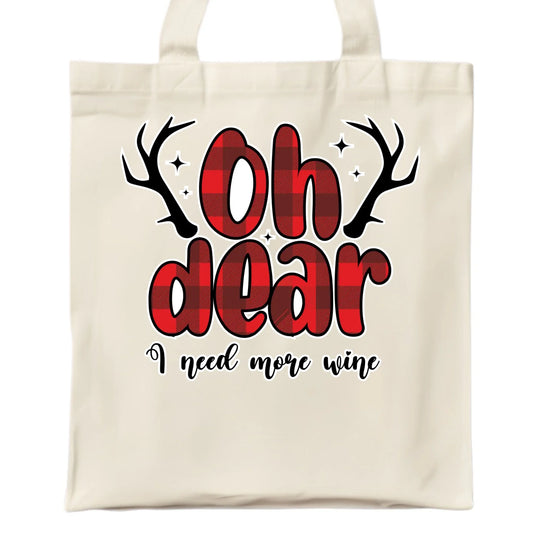 Potrzebuję więcej wina | Personalizowana świąteczna torba BN63 - StoryCups.pl