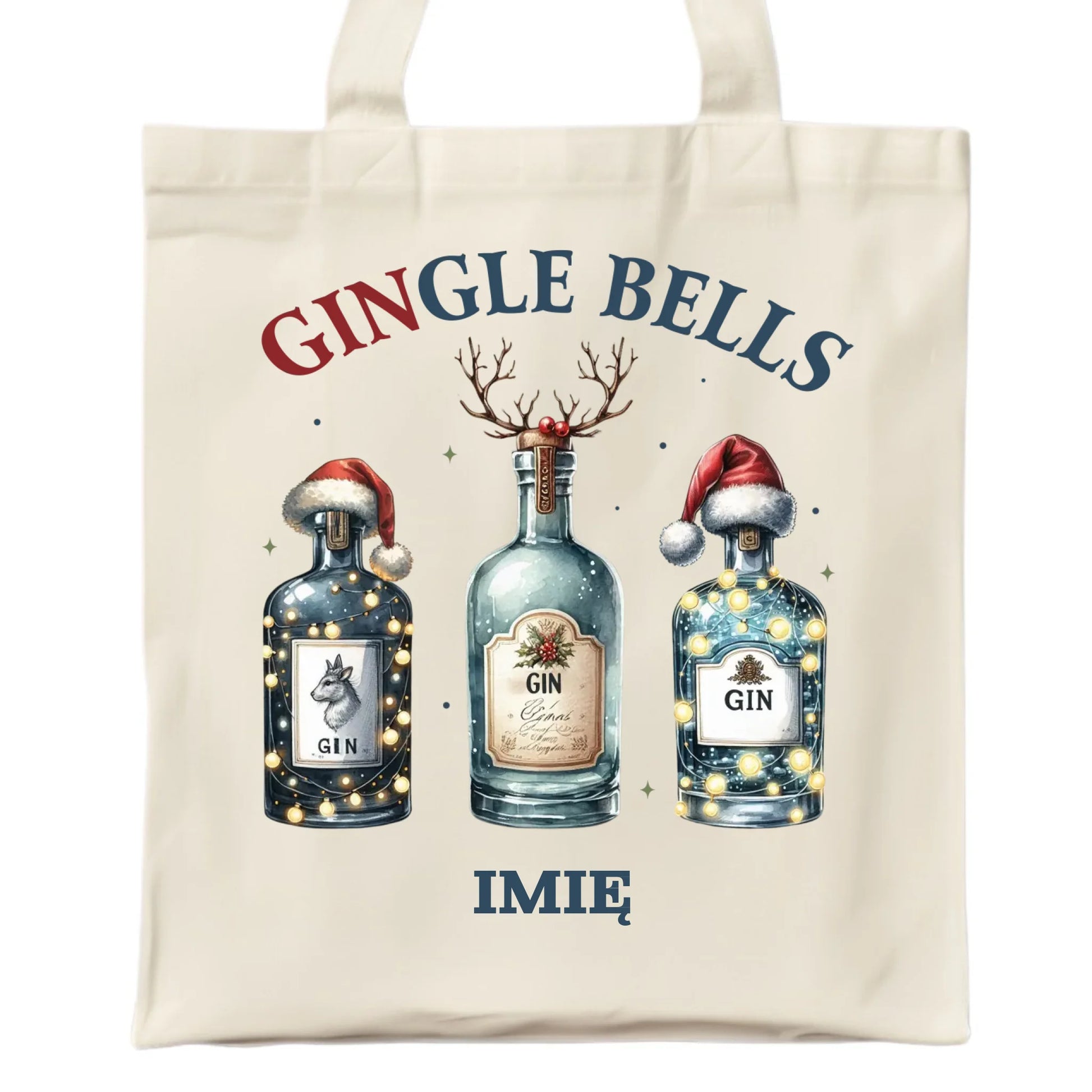 Gingle bells | Personalizowana torba świąteczna BN68 - StoryCups.pl