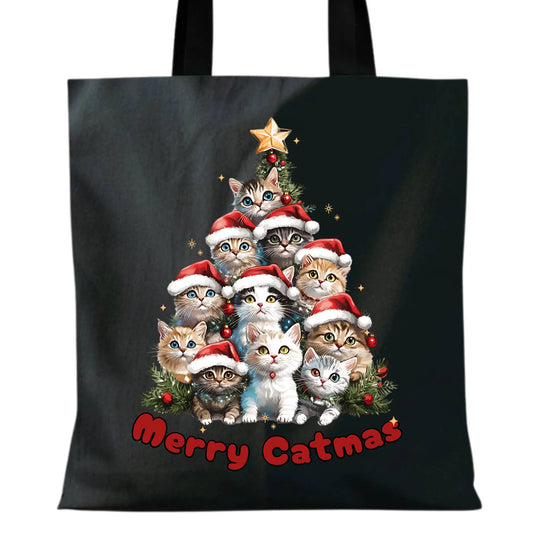 Merry Catmas | Torba świąteczna BN20 - StoryCups.pl