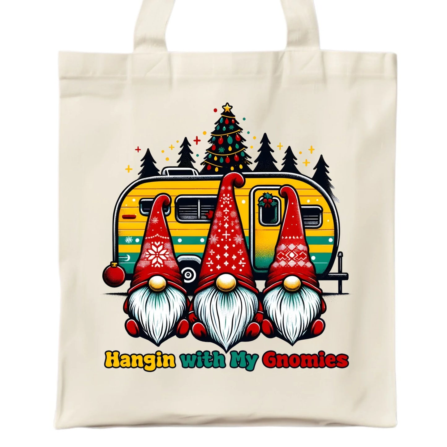 Święta z gnomami | Świąteczna eco torba BN41 - StoryCups.pl