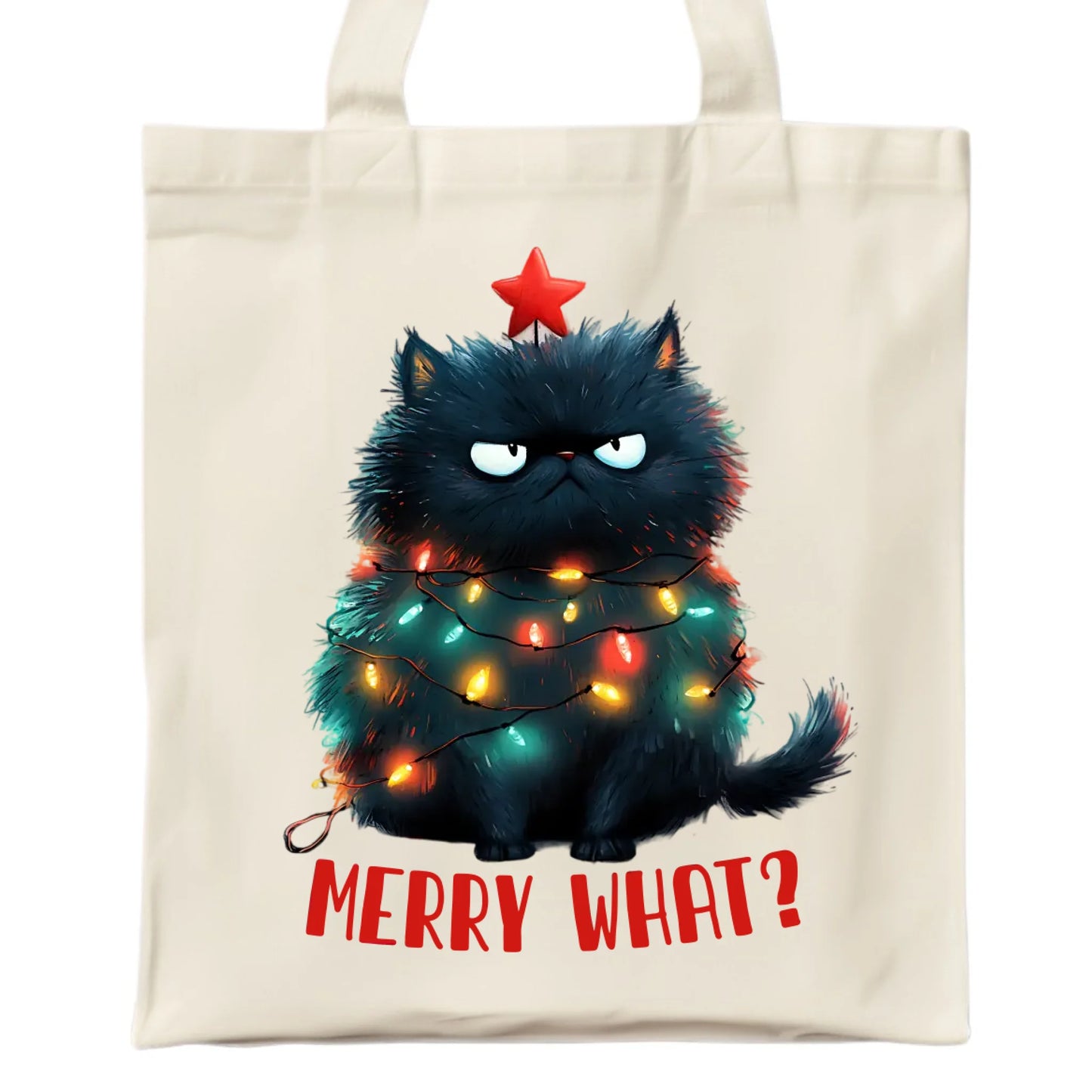 Merry what? | Świąteczna eco torba BN37 - StoryCups.pl