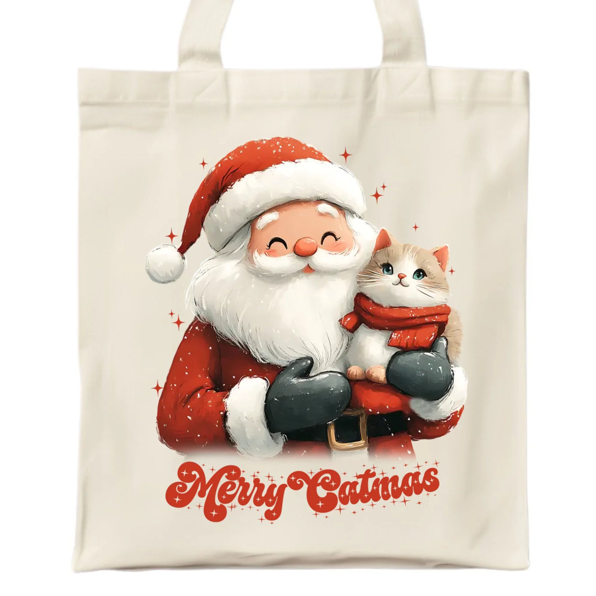 Merry Catmas | Świąteczna eco torba BN38 - StoryCups.pl
