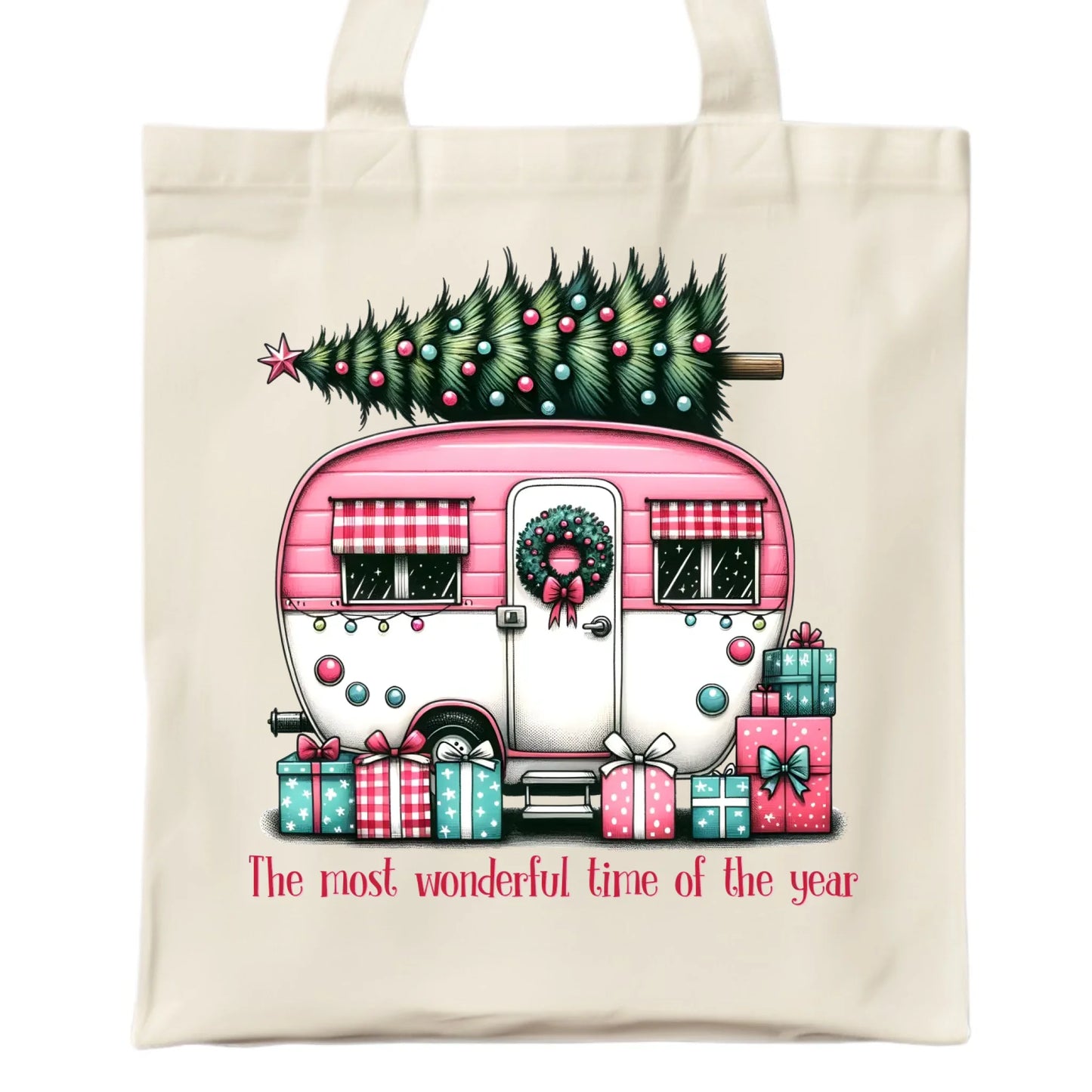 Kempingowe Święta | Świąteczna eco torba BN40 - StoryCups.pl