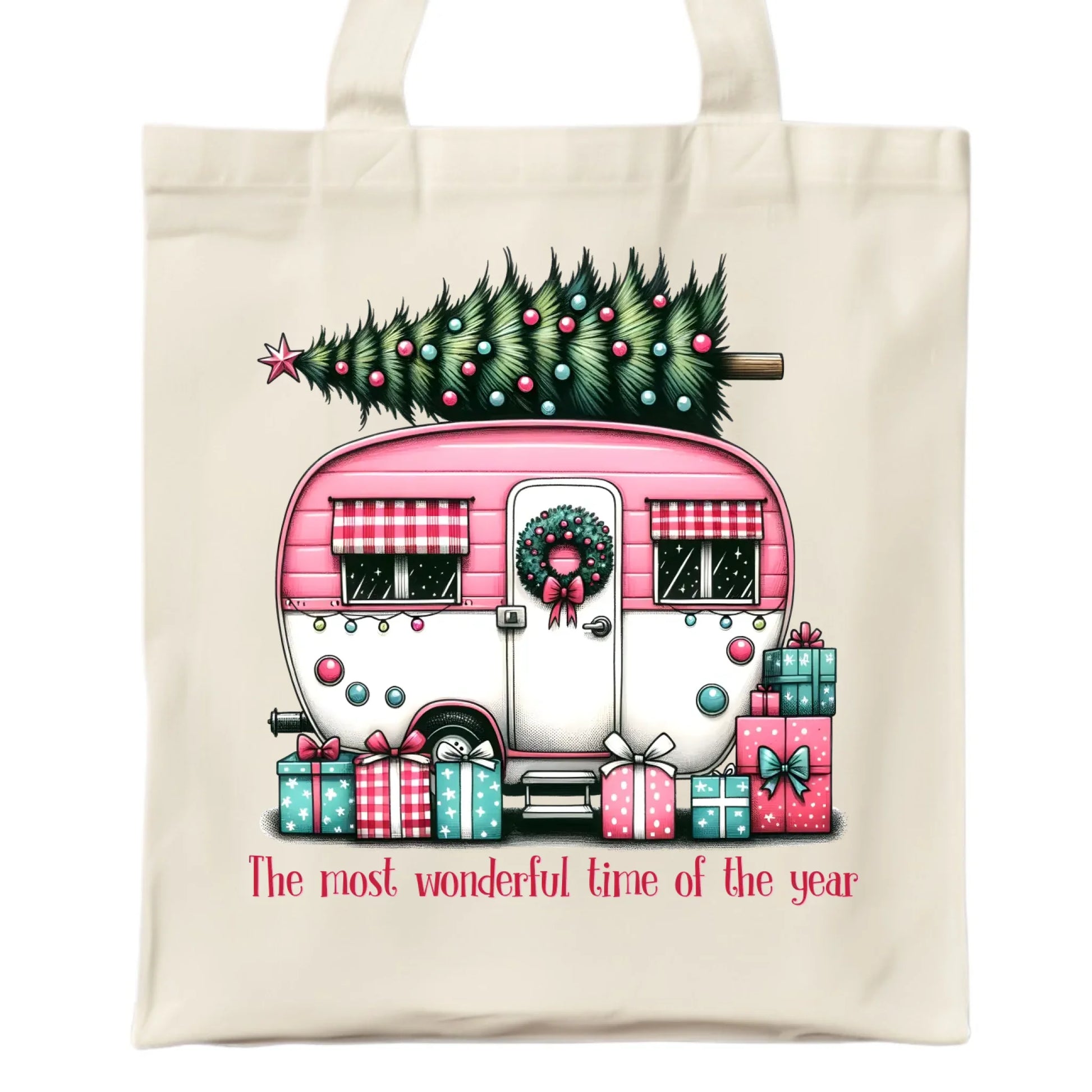 Kempingowe Święta | Świąteczna eco torba BN40 - StoryCups.pl