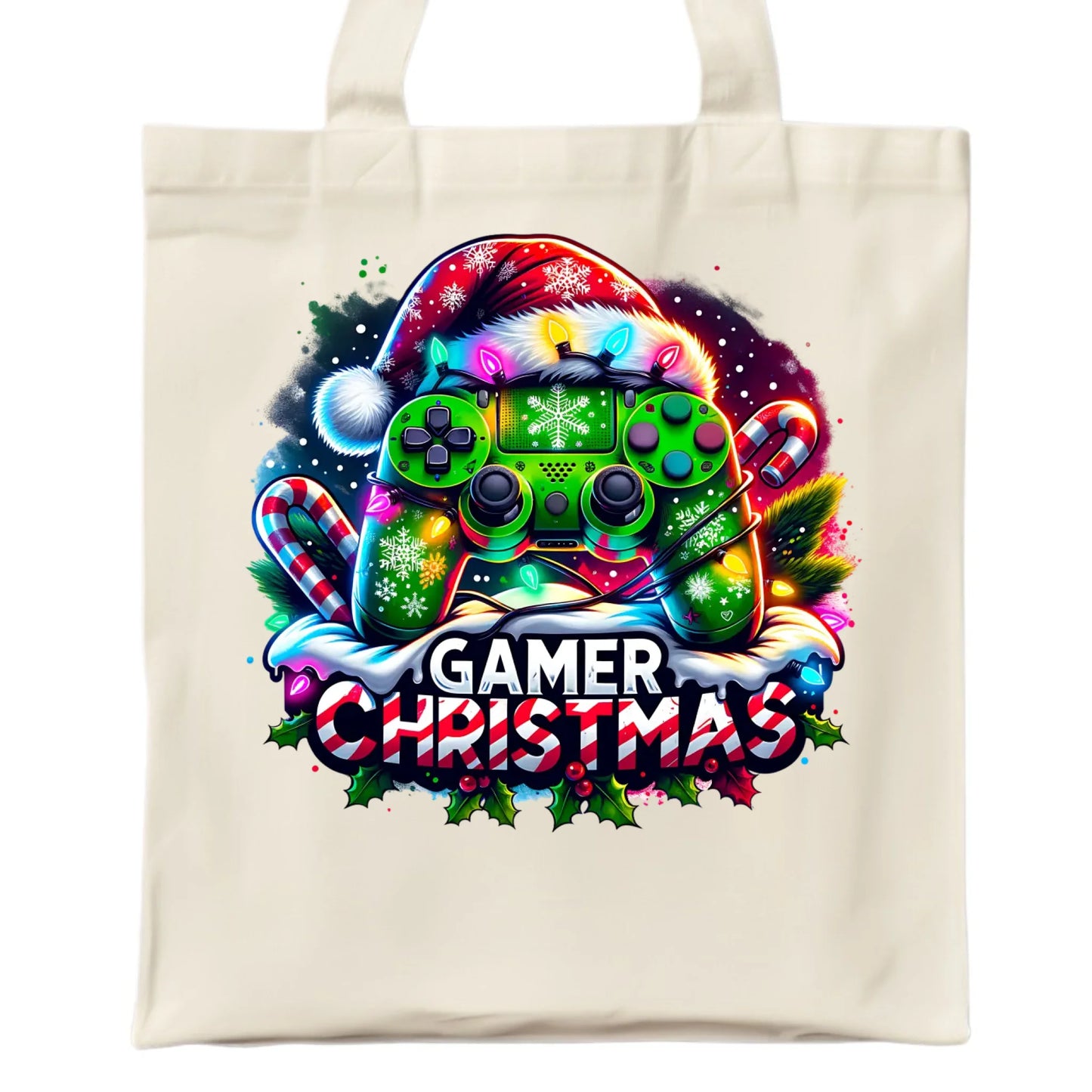 Świąteczny gracz | Eco torba na święta dla gracza BN22 - StoryCups.pl
