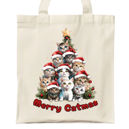 Merry Catmas | Torba świąteczna BN20 - StoryCups.pl