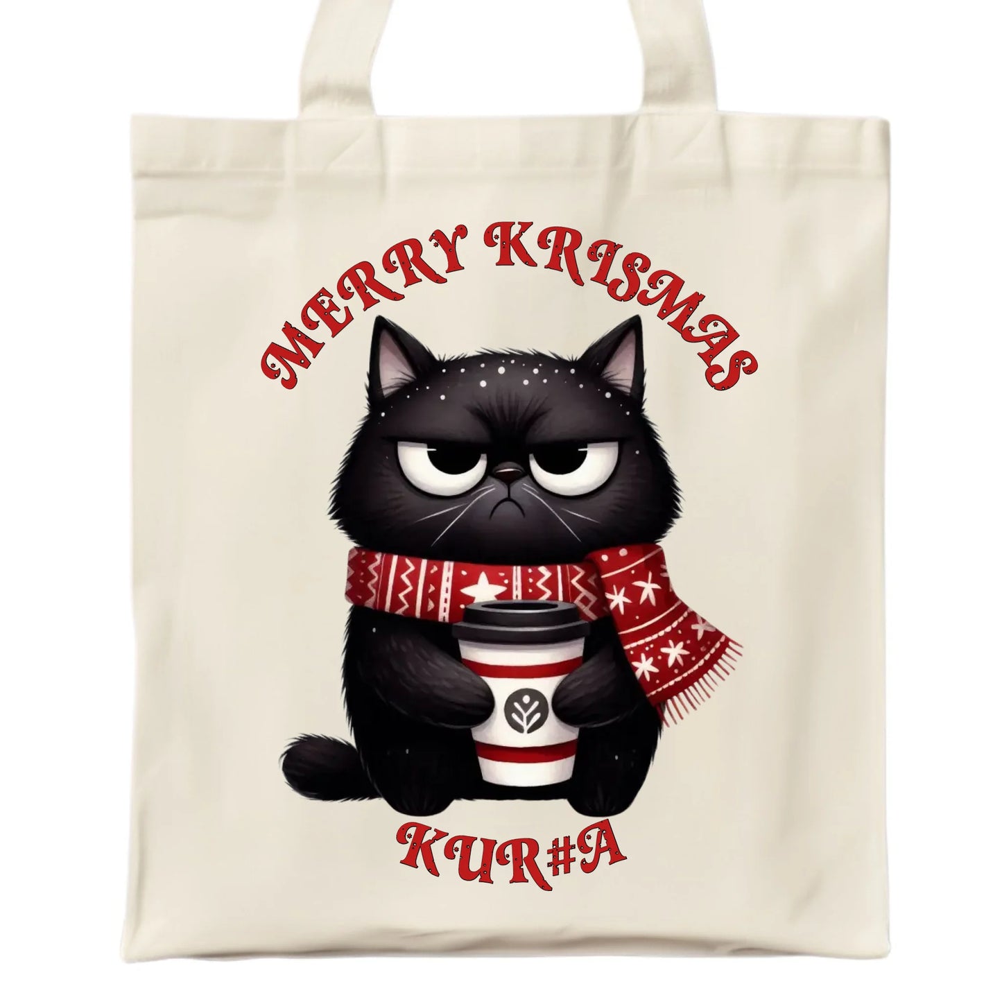 Merry krismas | Świąteczna eco torba BN34 - StoryCups.pl