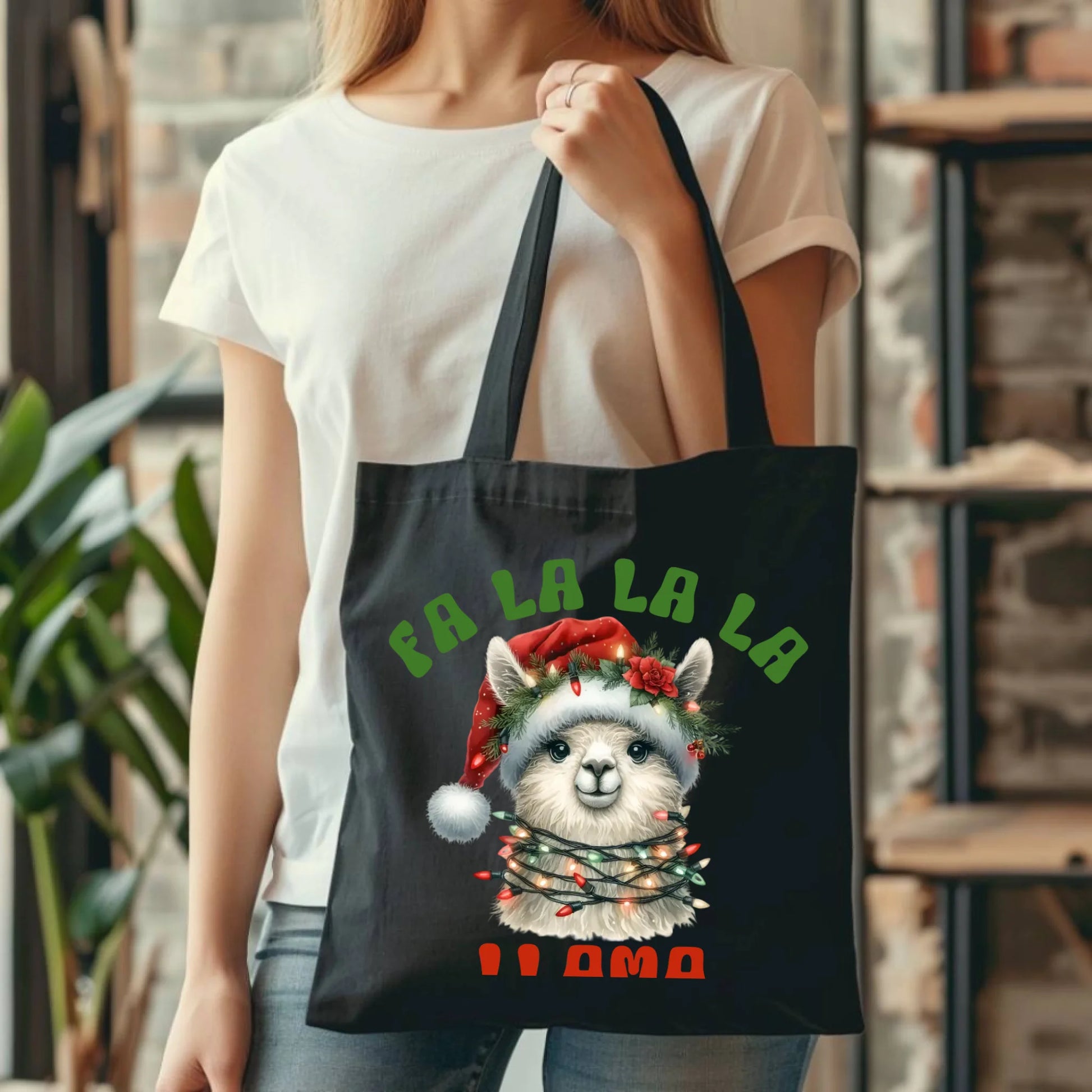 Fa la la la lama | Świąteczna torba BN71 - StoryCups.pl