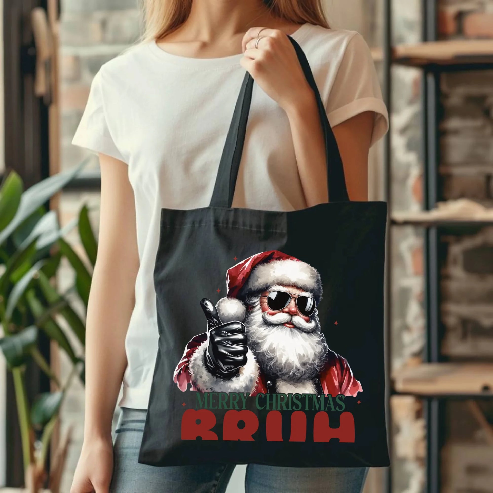 Merry Christmas Bruh | Świąteczna torba BN65 - StoryCups.pl
