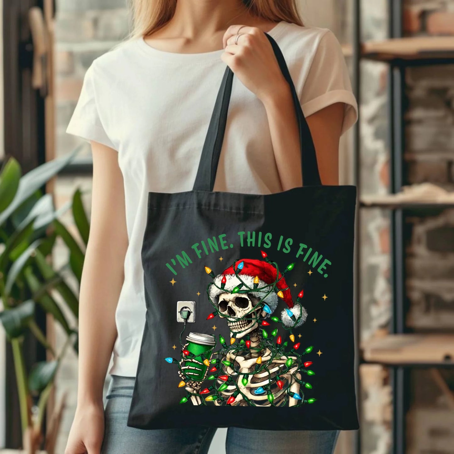 Everything's fine | Świąteczna eco torba BN55 - StoryCups.pl