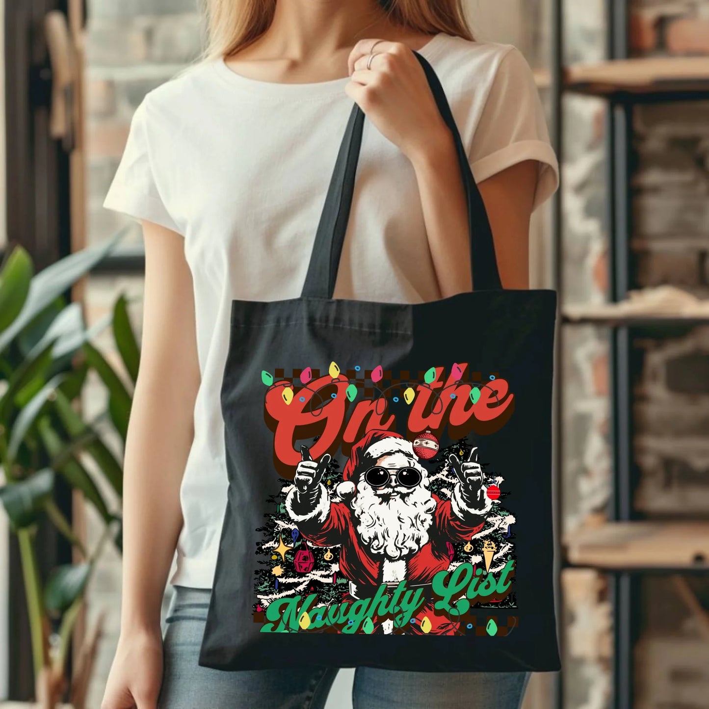 Na liście niegrzecznych | Świąteczna eco torba BN50 - StoryCups.pl