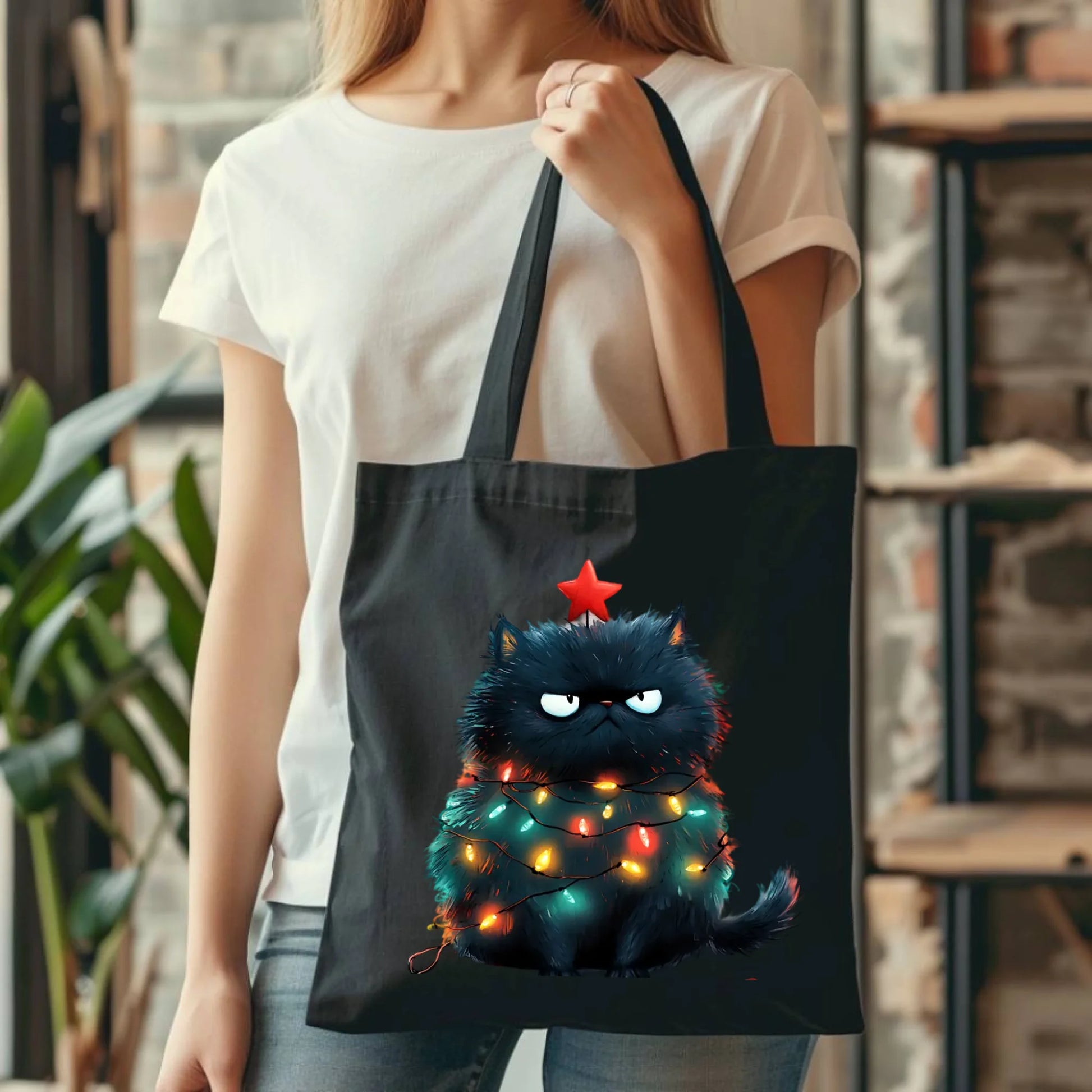 Merry what? | Świąteczna eco torba BN37 - StoryCups.pl