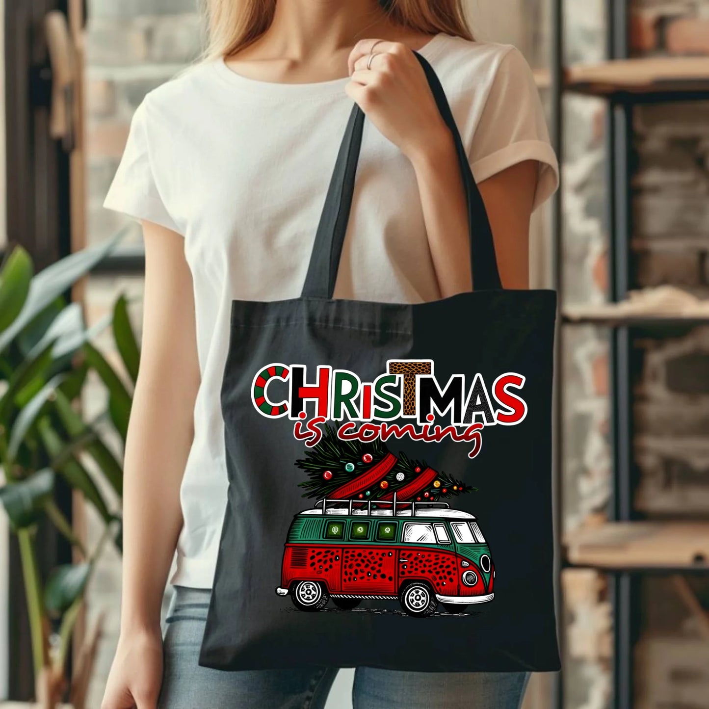 Christmas is coming | Świąteczna eco torba BN42 - StoryCups.pl