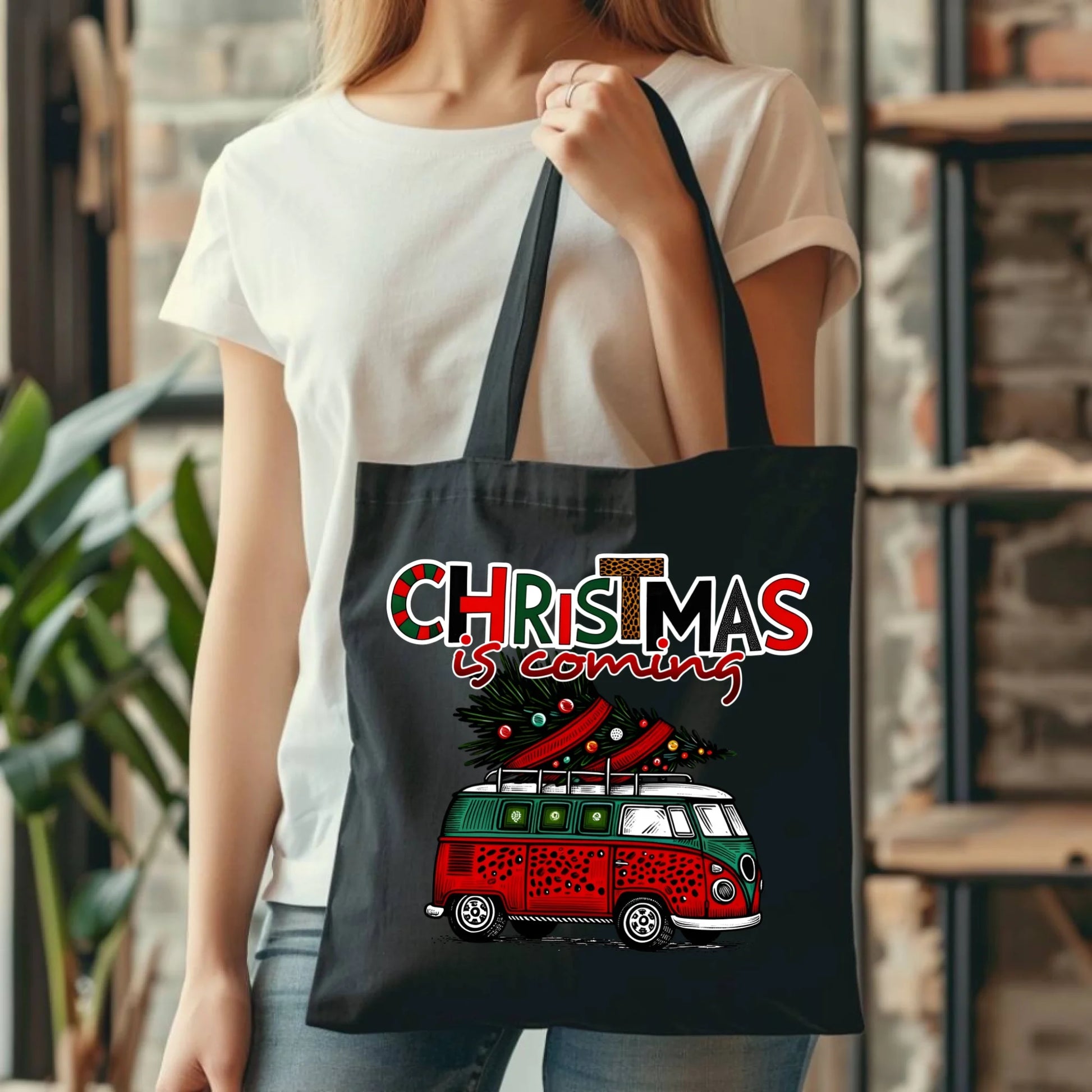 Christmas is coming | Świąteczna eco torba BN42 - StoryCups.pl