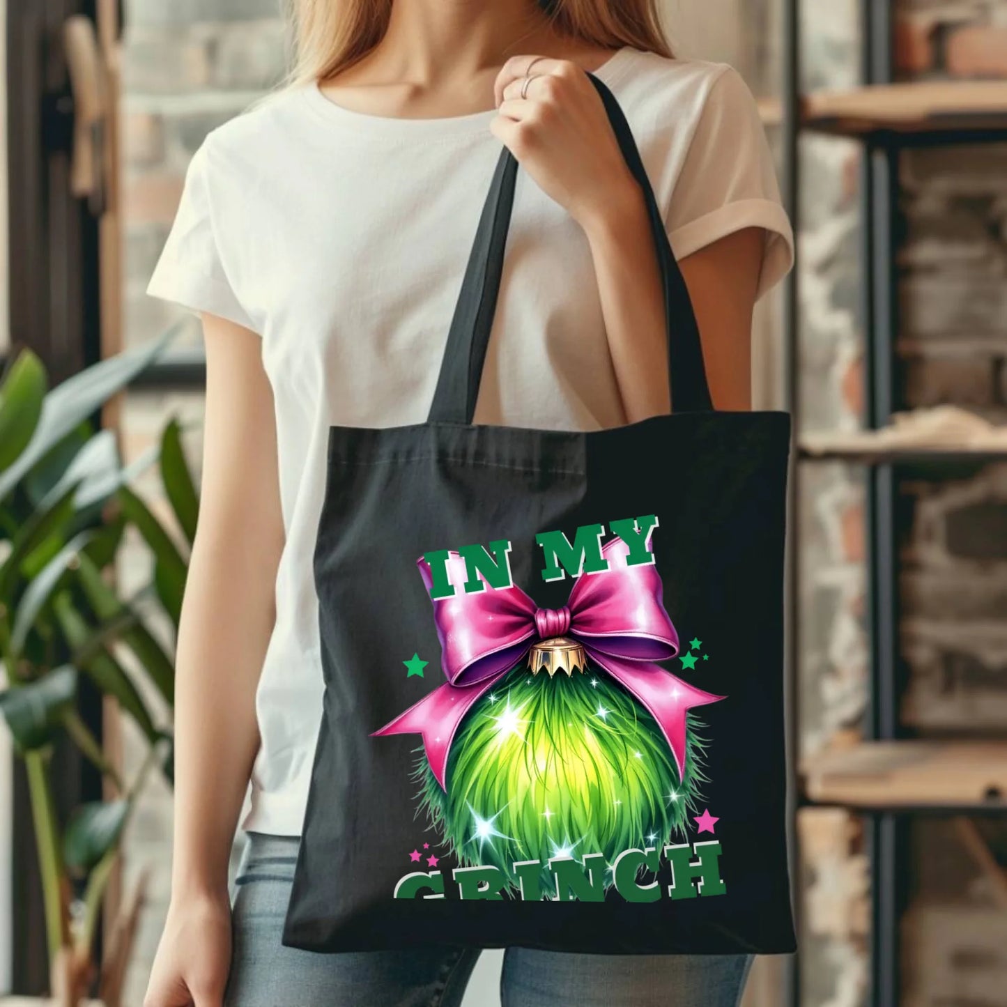 In my Grinch era | Świąteczna eco torba BN26 - StoryCups.pl