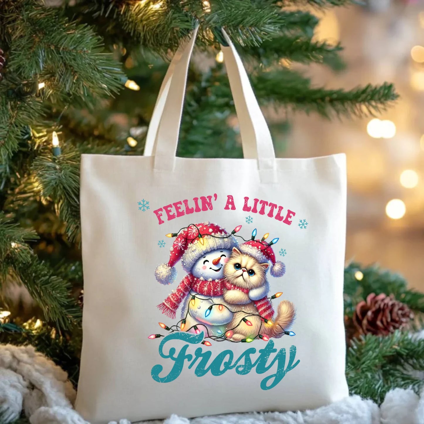Czuję zimowy nastrój | Świąteczna eco torba BN52 - StoryCups.pl