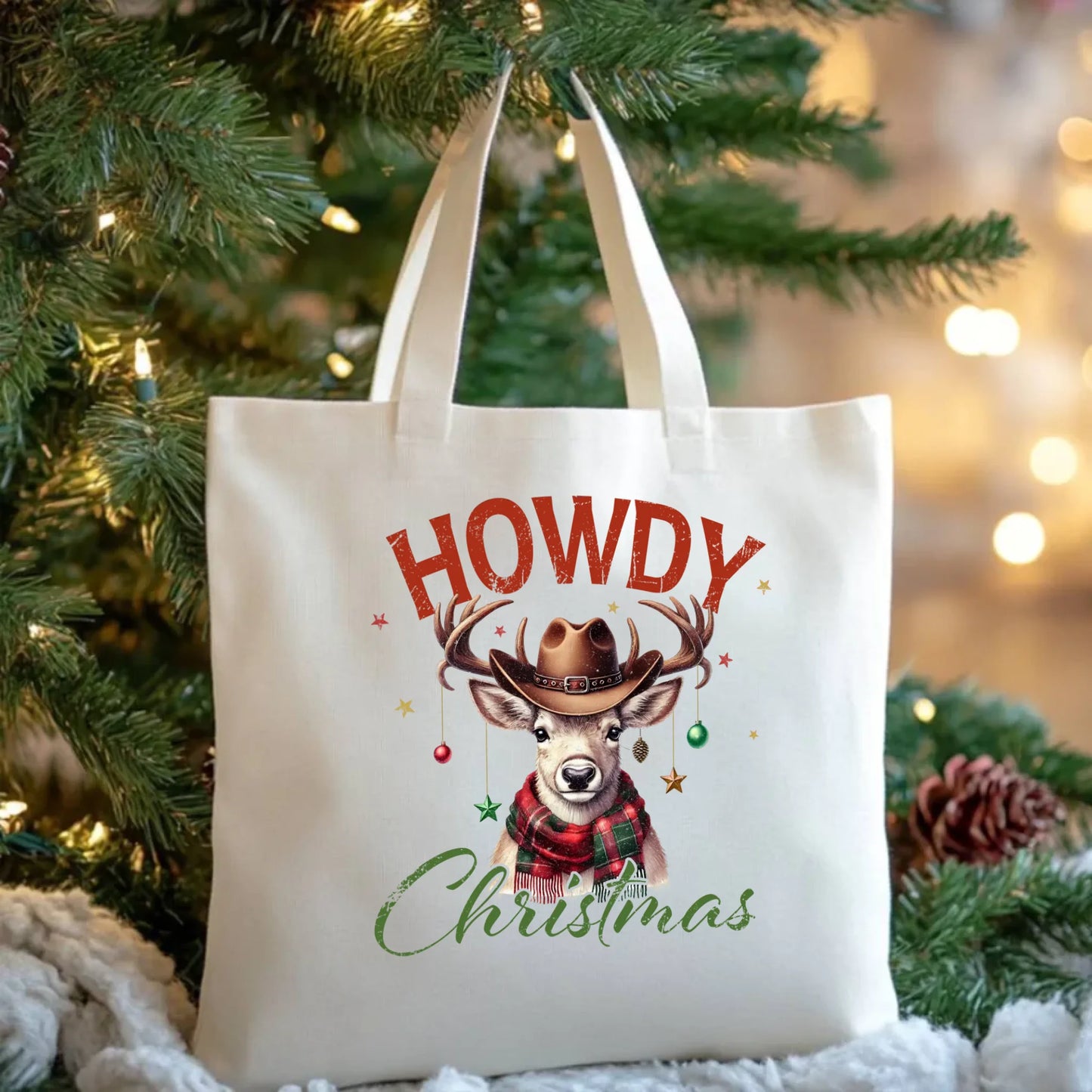 Howdy Christmas | Świąteczna eco torba BN54 - StoryCups.pl