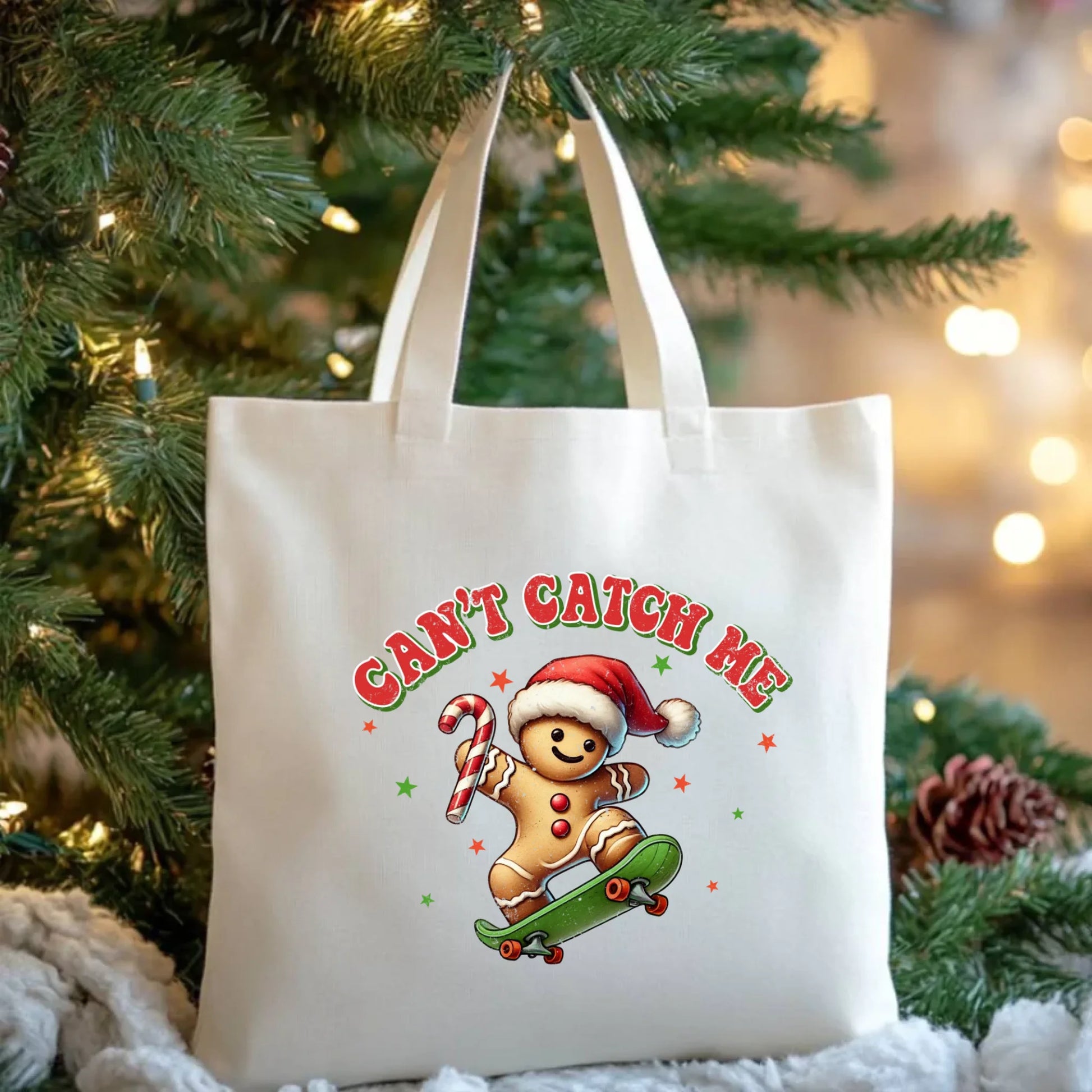 Can't catch me | Świąteczna eco torba BN45 - StoryCups.pl
