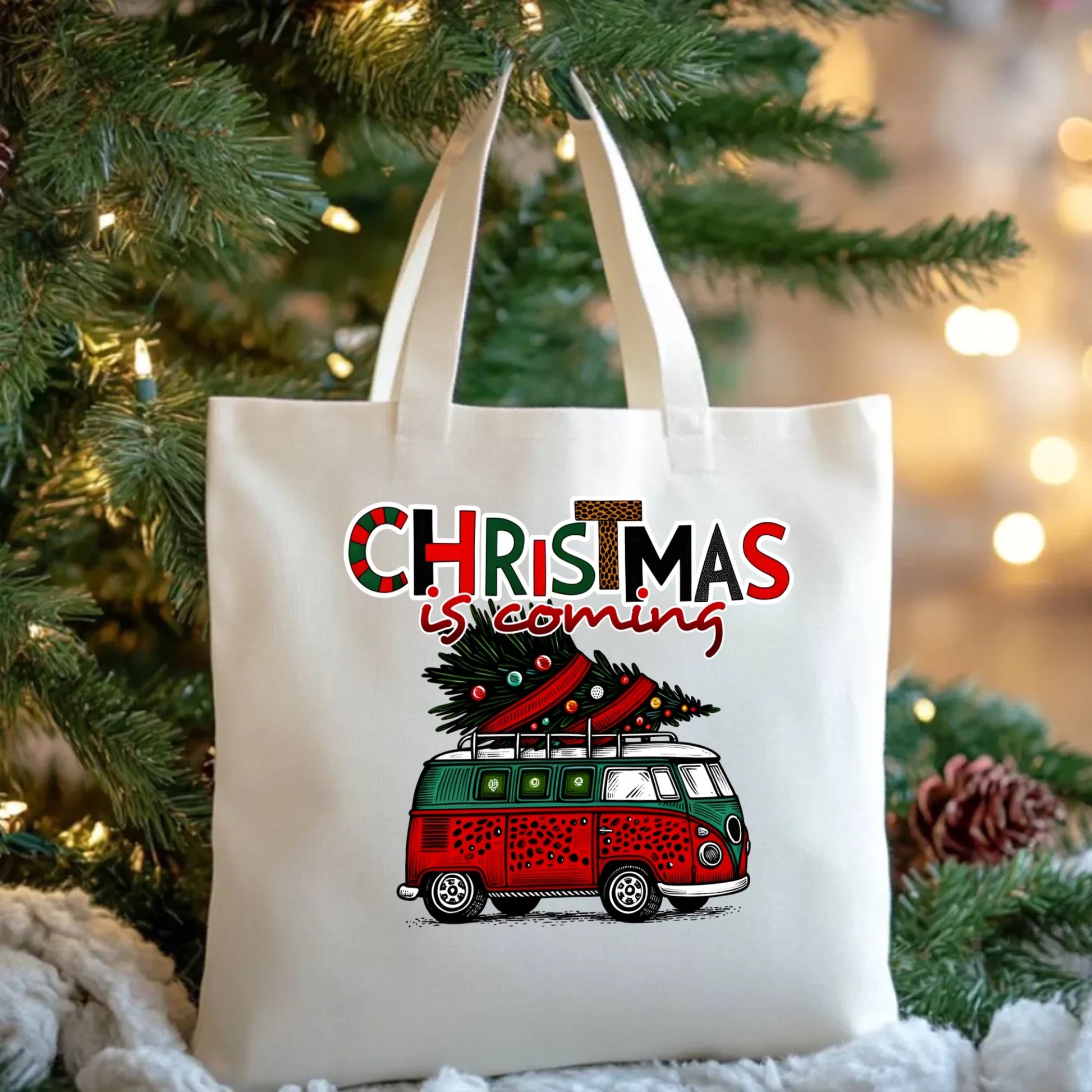 Christmas is coming | Świąteczna eco torba BN42 - StoryCups.pl