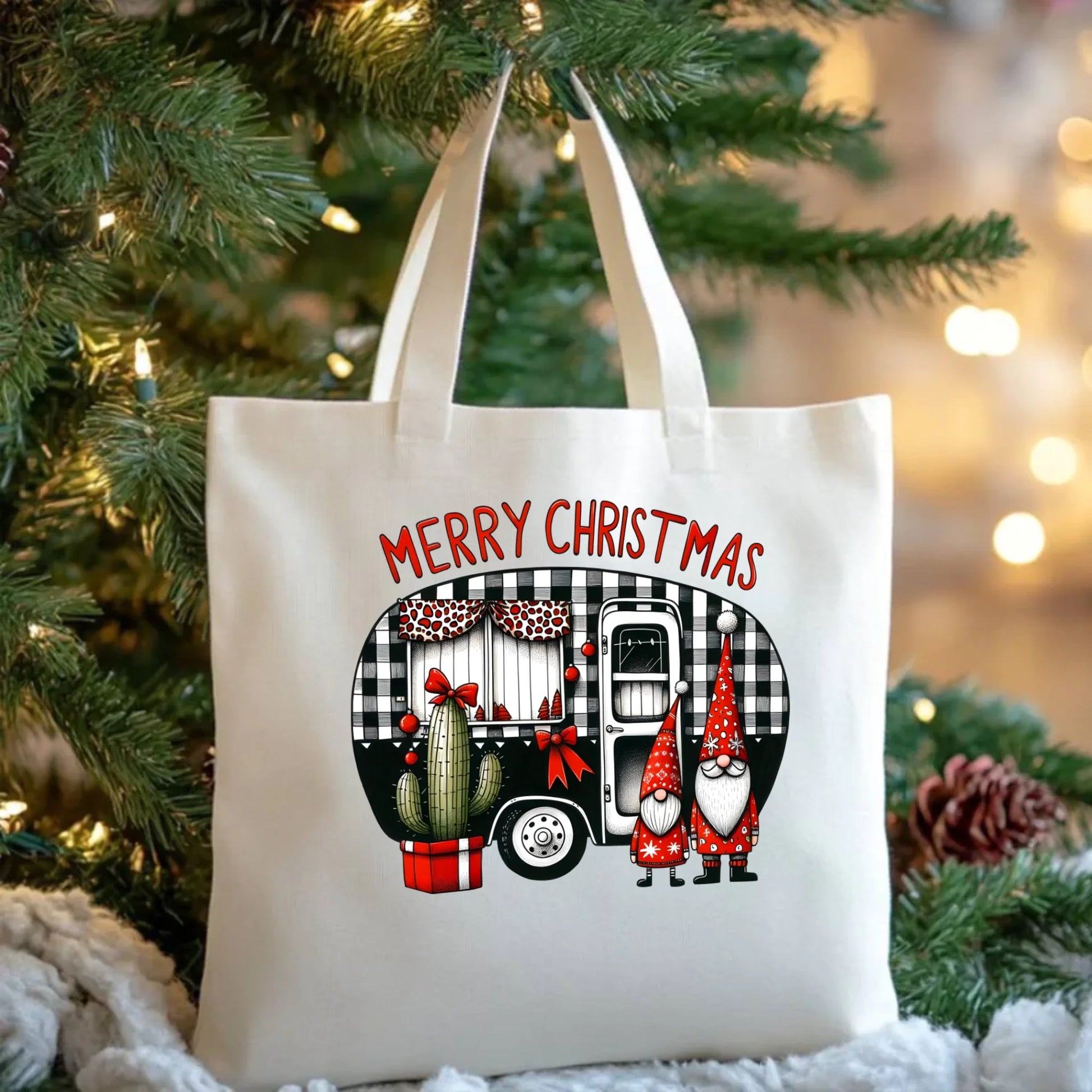 Merry Christmas | Świąteczna eco torba BN44 - StoryCups.pl