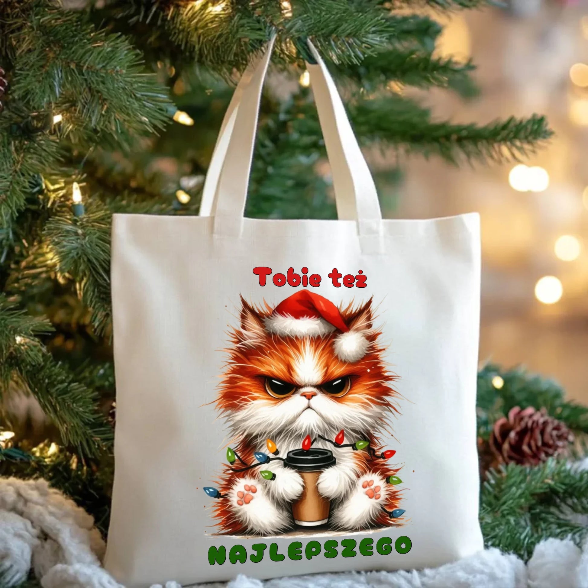 Najlepszego | Świąteczna eco torba BN32 - StoryCups.pl