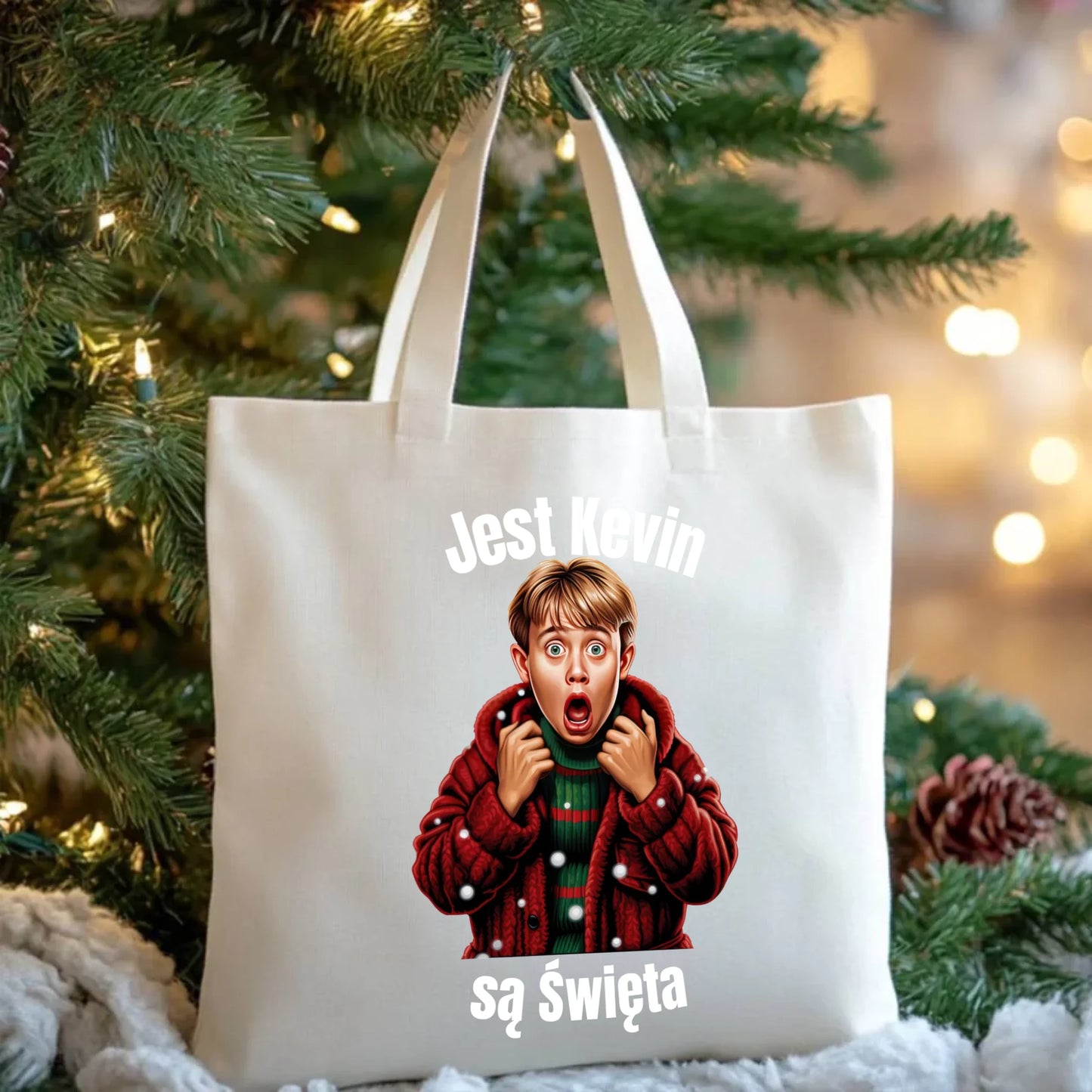 Jest Kevin, są święta | Świąteczna eco torba BN27 - StoryCups.pl