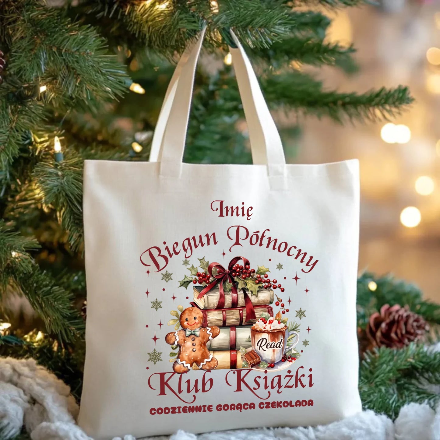 Klub Książki z Bieguna Północnego | Świąteczna torba BN79 - StoryCups.pl