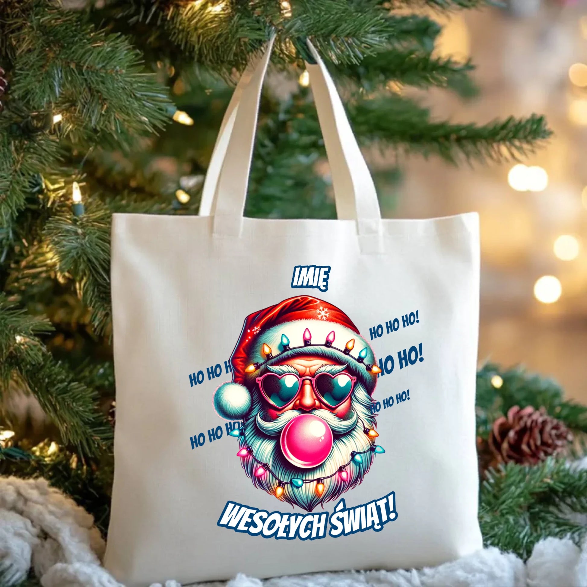 Mikołaj | Świąteczna torba z imieniem na Mikołajki BN17 - StoryCups.pl