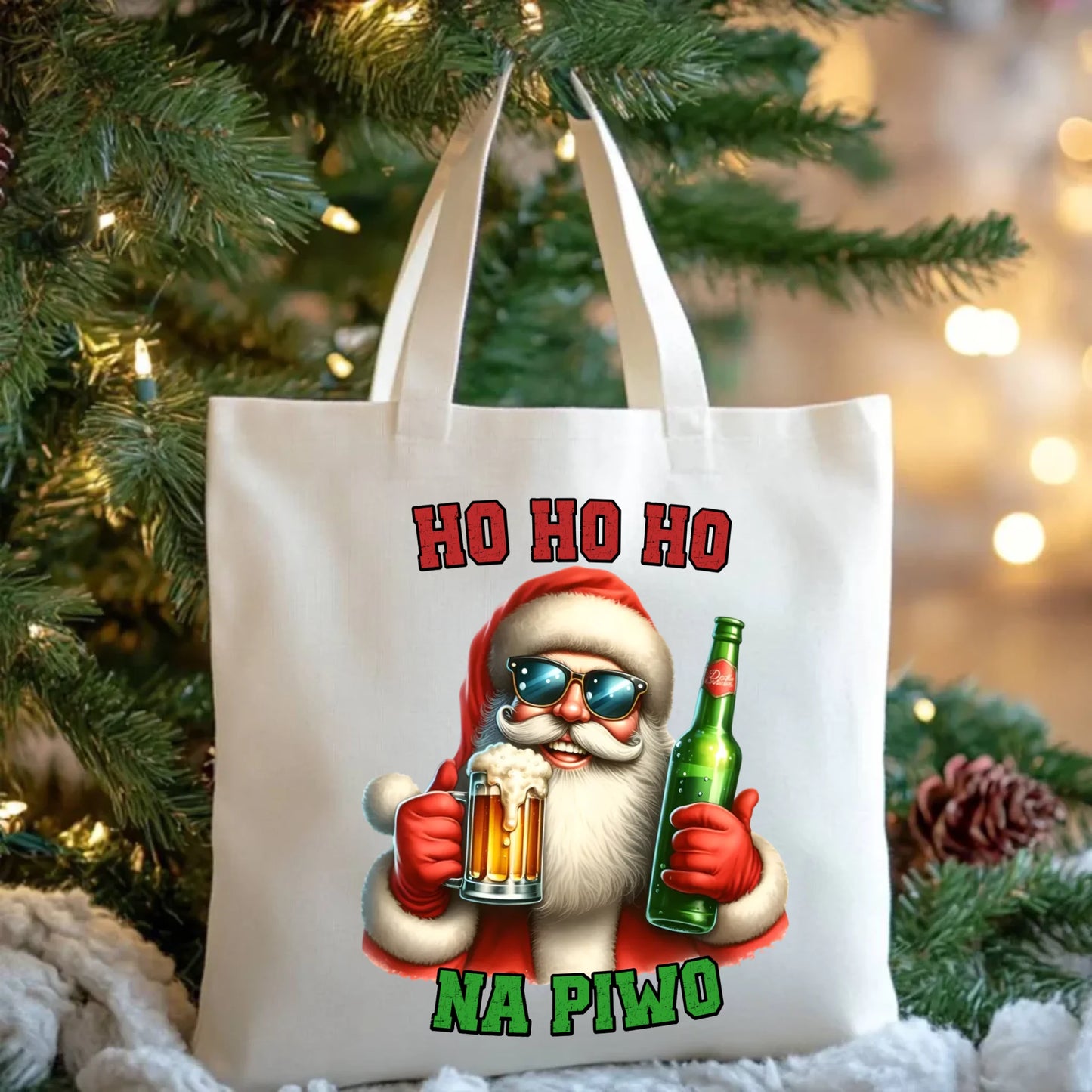 Ho ho ho na piwo | Świąteczna torba BN64 - StoryCups.pl