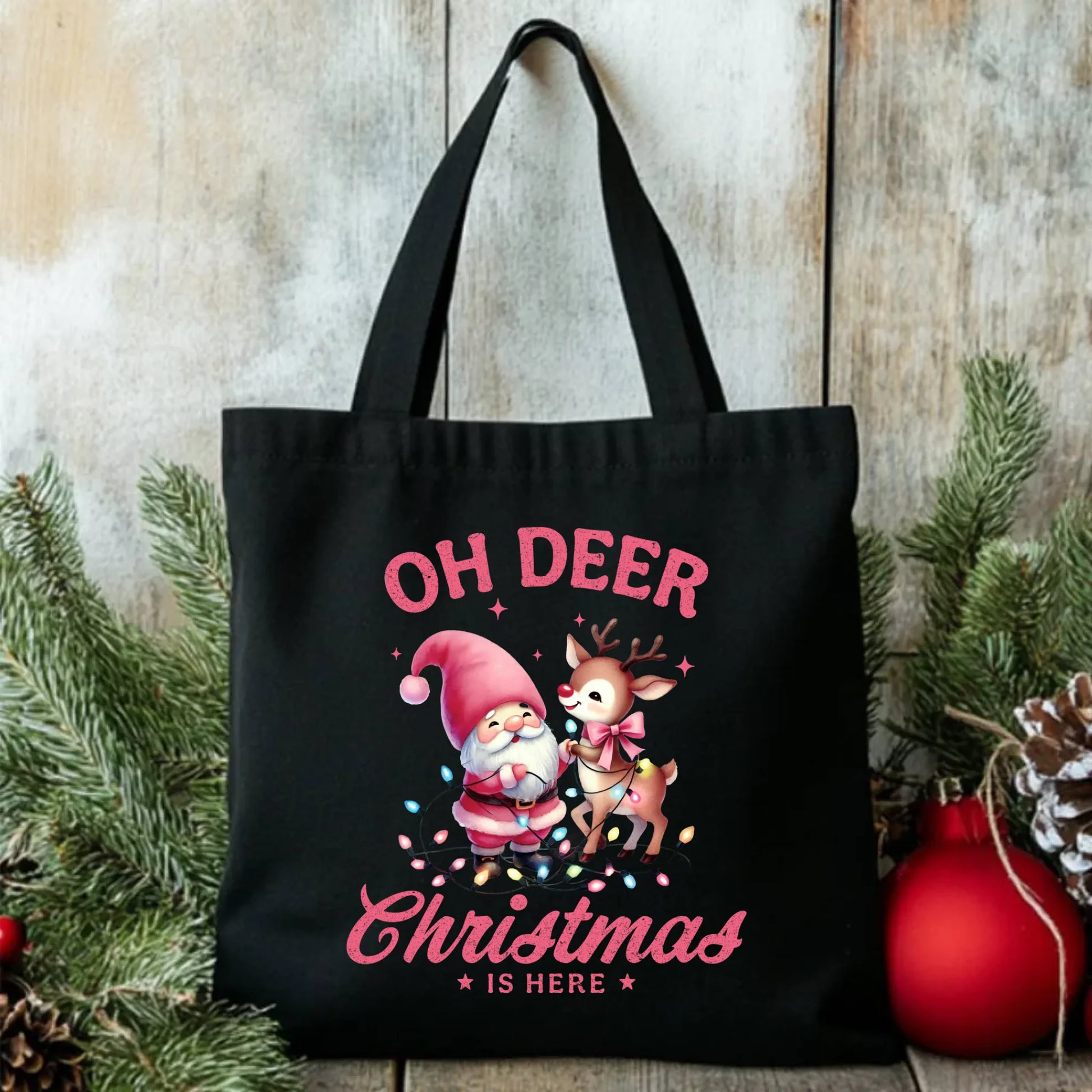 Oh deer Christmas is here | Świąteczna torba BN59 - StoryCups.pl