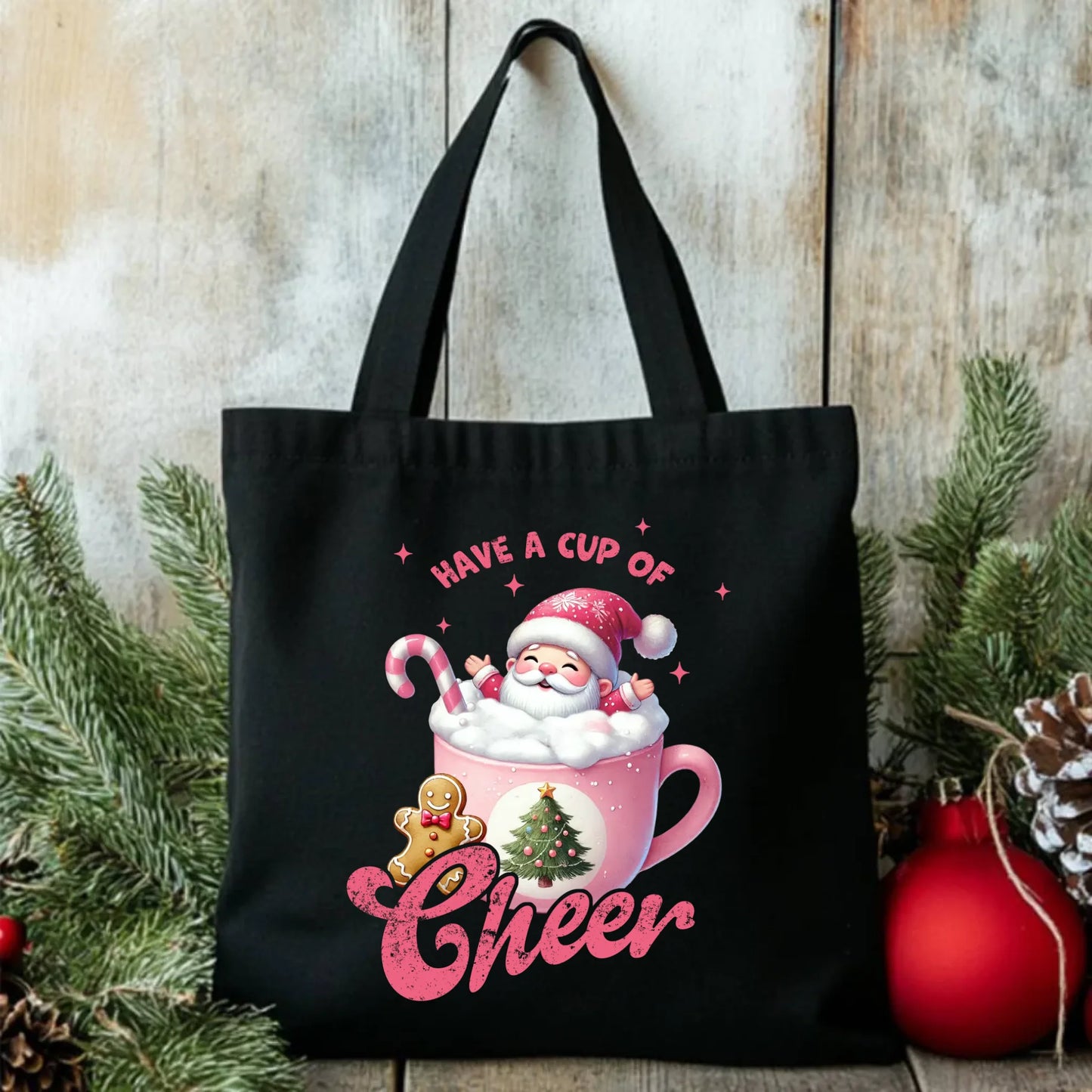 Have a cup of cheer | Świąteczna eco torba BN53 - StoryCups.pl