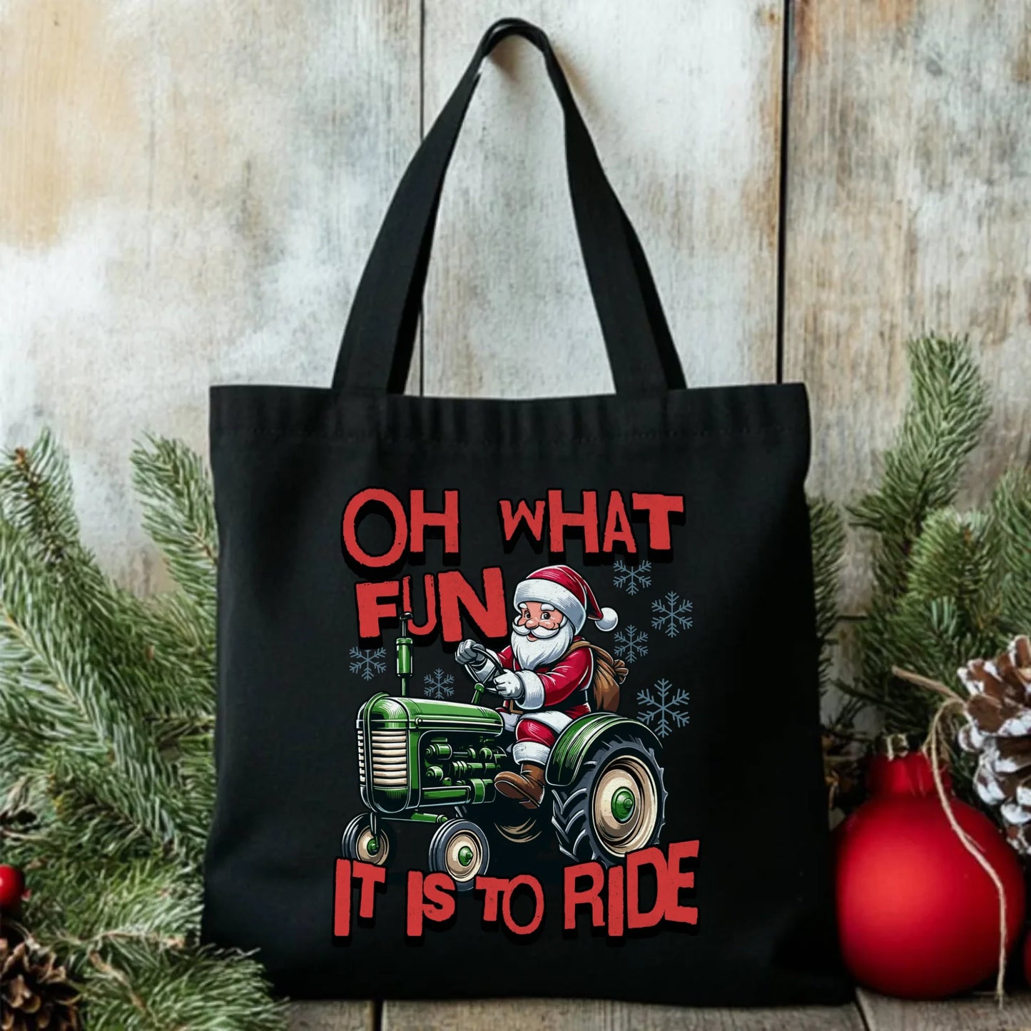 Oh what fun it is to ride | Świąteczna eco torba BN48 - StoryCups.pl
