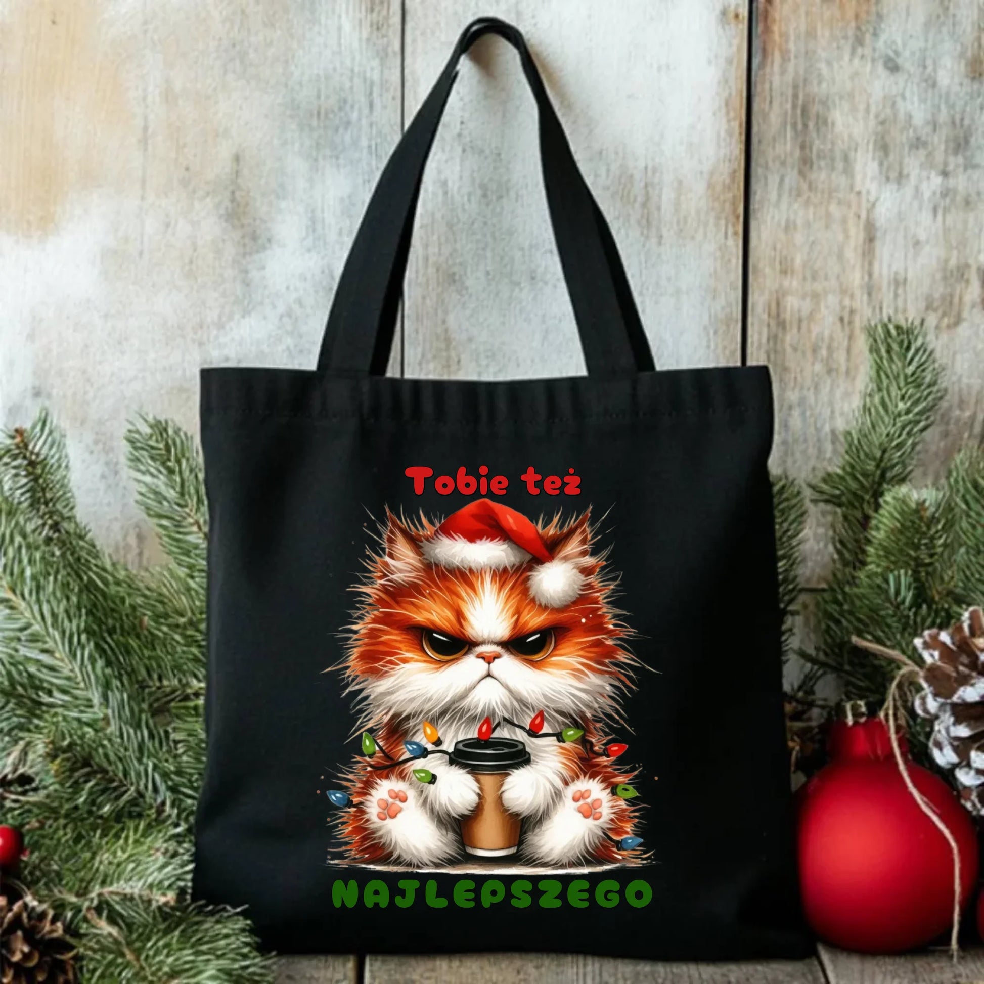 Najlepszego | Świąteczna eco torba BN32 - StoryCups.pl