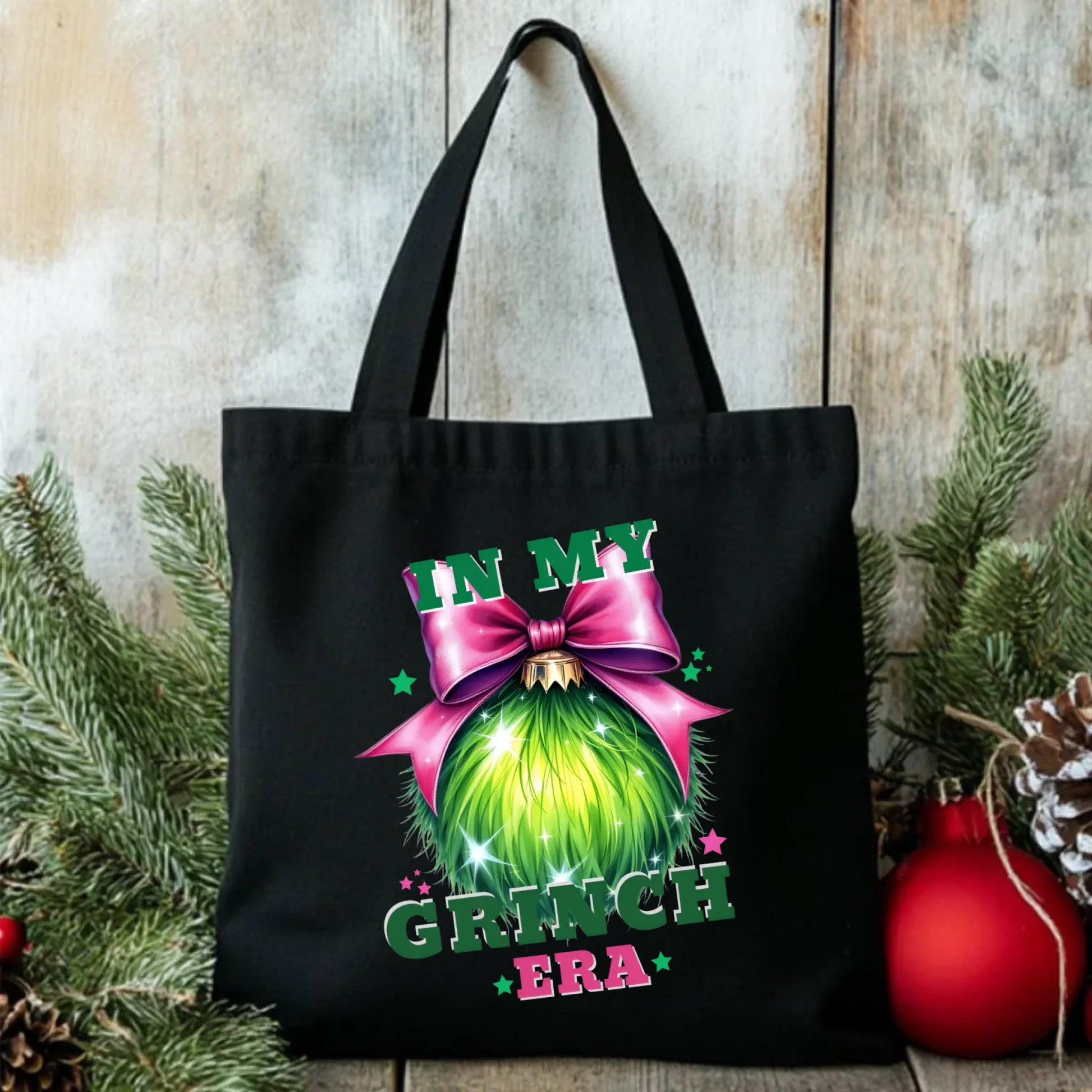 In my Grinch era | Świąteczna eco torba BN26 - StoryCups.pl