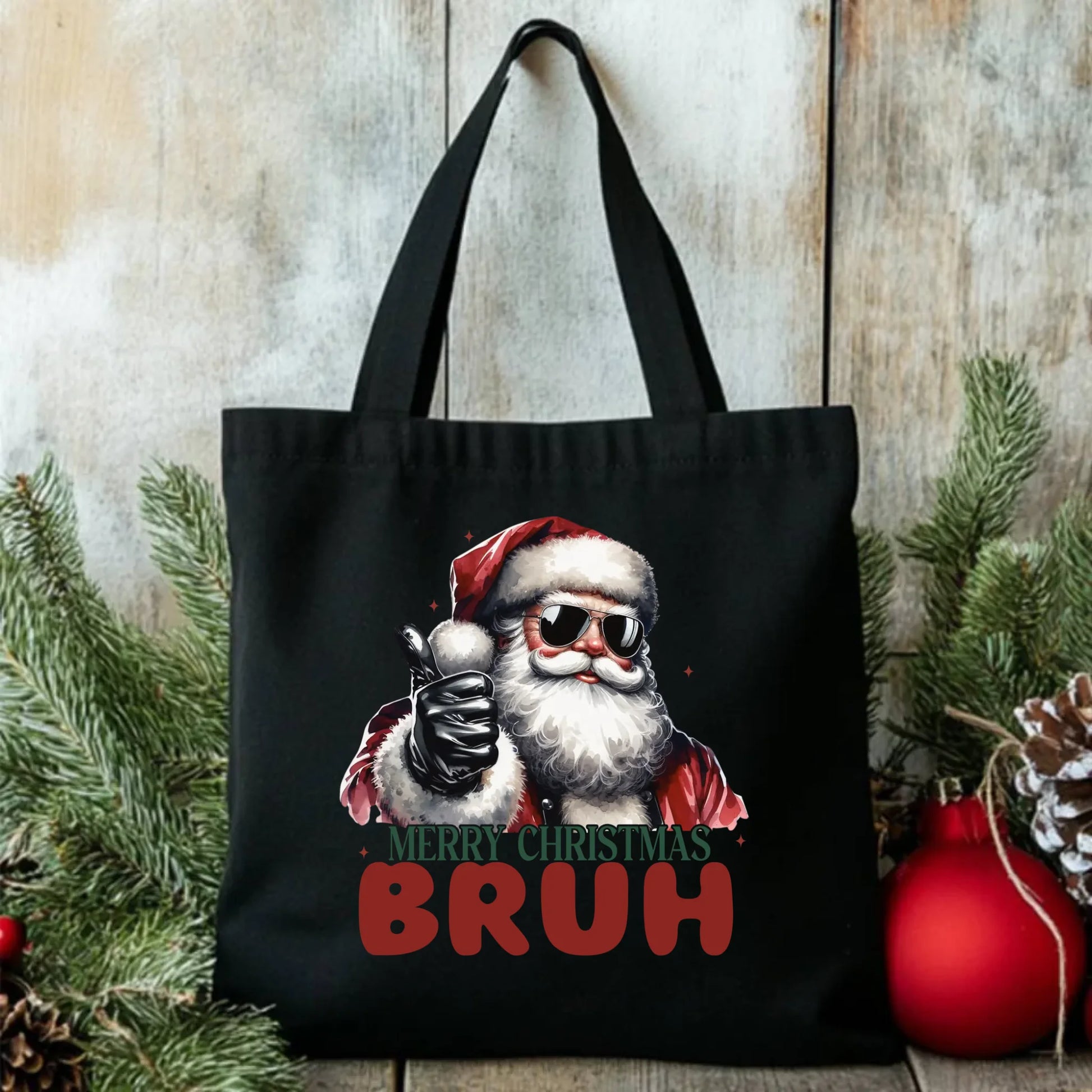 Merry Christmas Bruh | Świąteczna torba BN65 - StoryCups.pl
