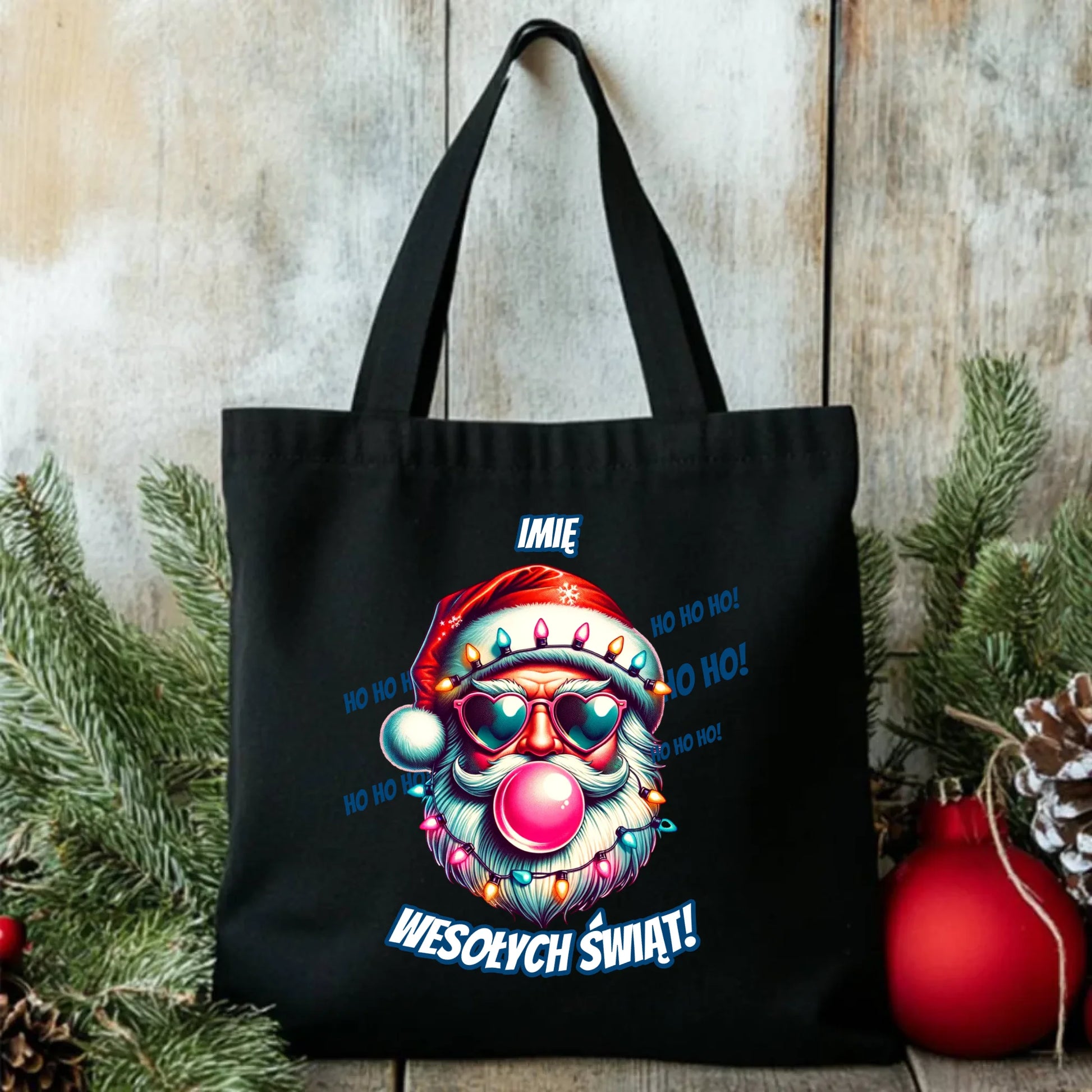 Mikołaj | Świąteczna torba z imieniem na Mikołajki BN17 - StoryCups.pl