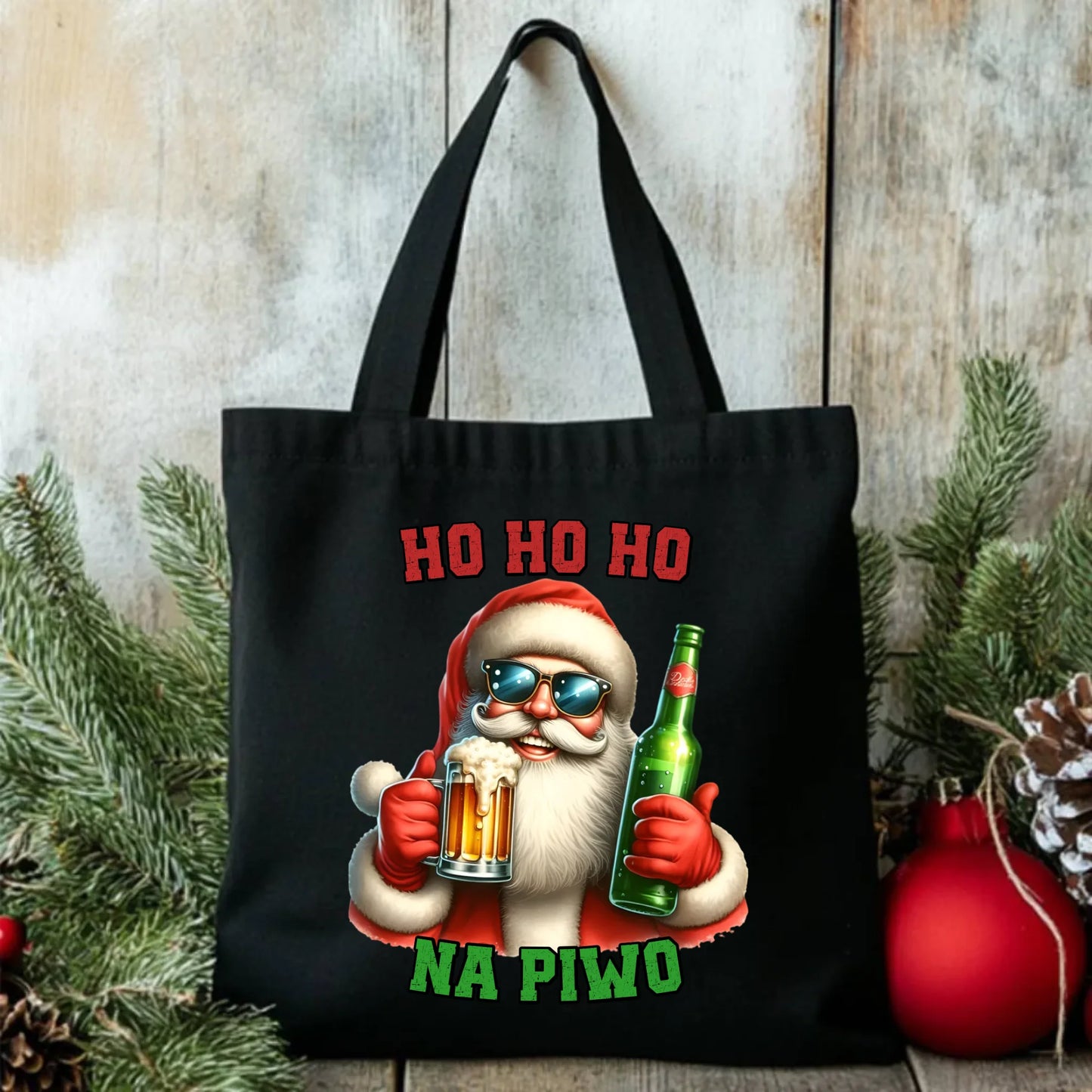 Ho ho ho na piwo | Świąteczna torba BN64 - StoryCups.pl