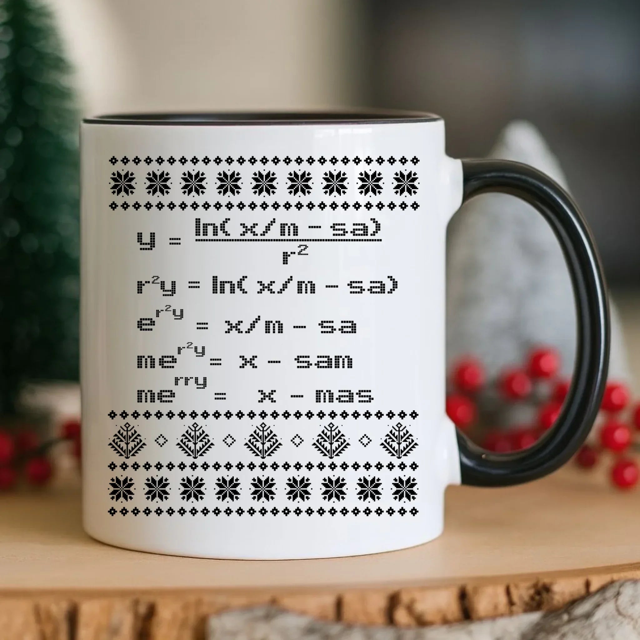 Kubek świąteczny - Zadanie matematyczne BN108 - StoryCups.pl
