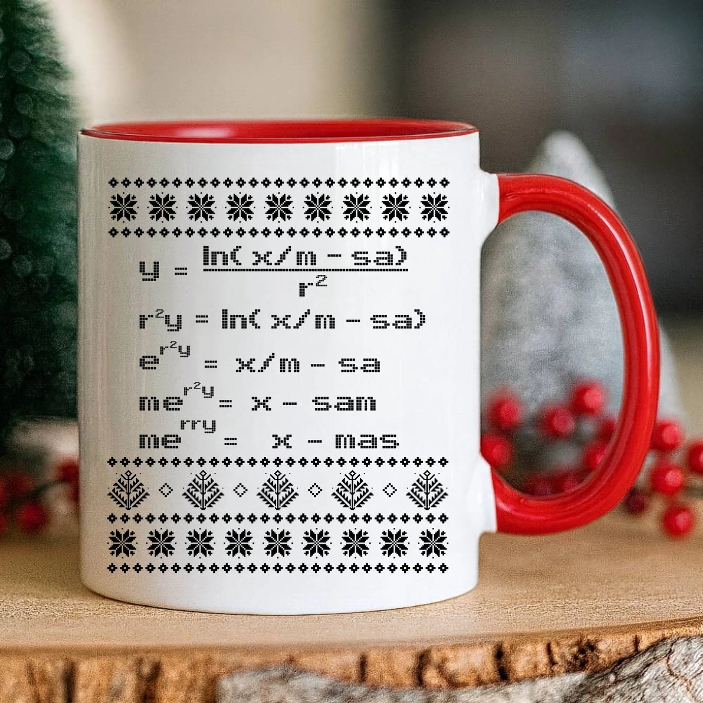 Kubek świąteczny - Zadanie matematyczne BN108 - StoryCups.pl