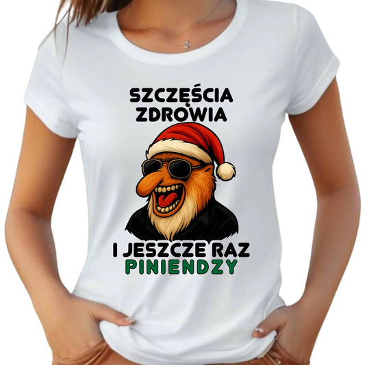 Koszulka damska świąteczna - Janusz Nosacz - I jeszcze raz piniendzy BN111 - StoryCups.pl