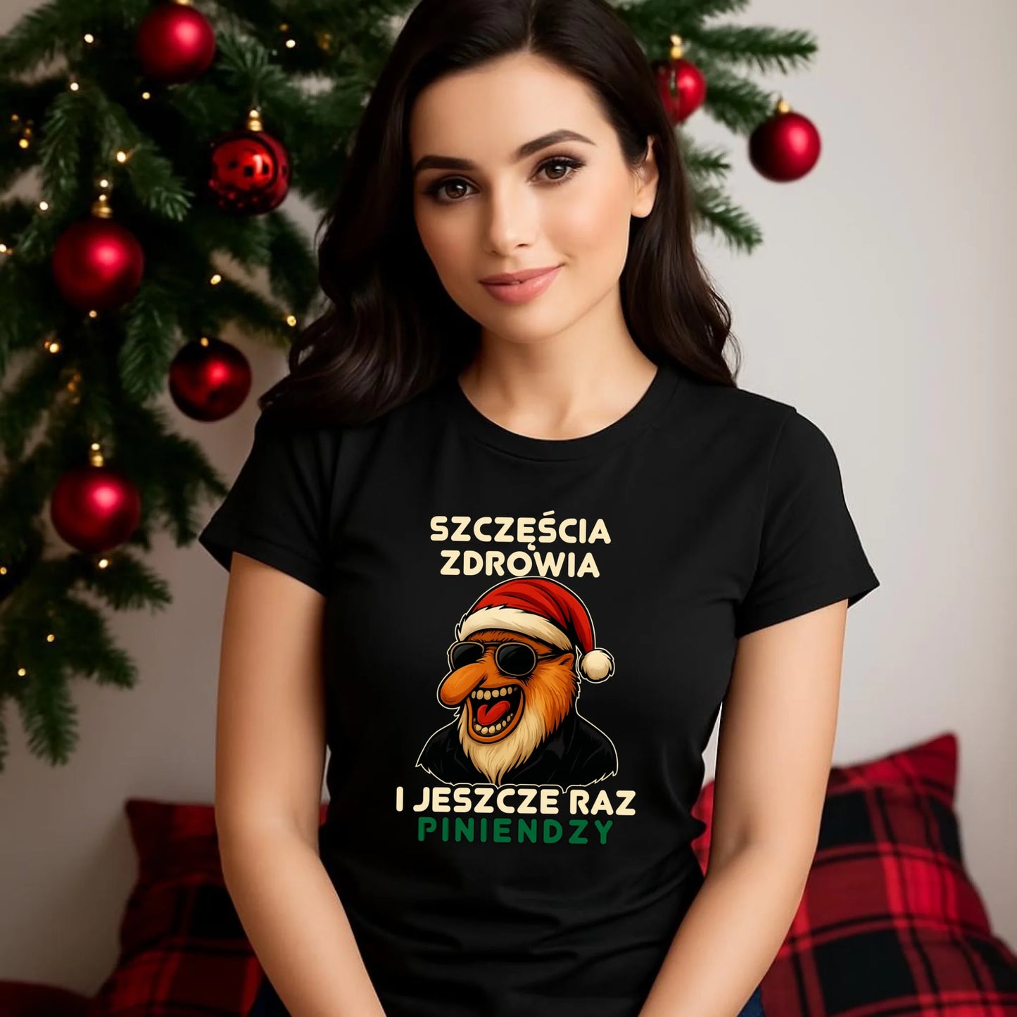 Koszulka damska świąteczna - Janusz Nosacz - I jeszcze raz piniendzy BN111 - StoryCups.pl