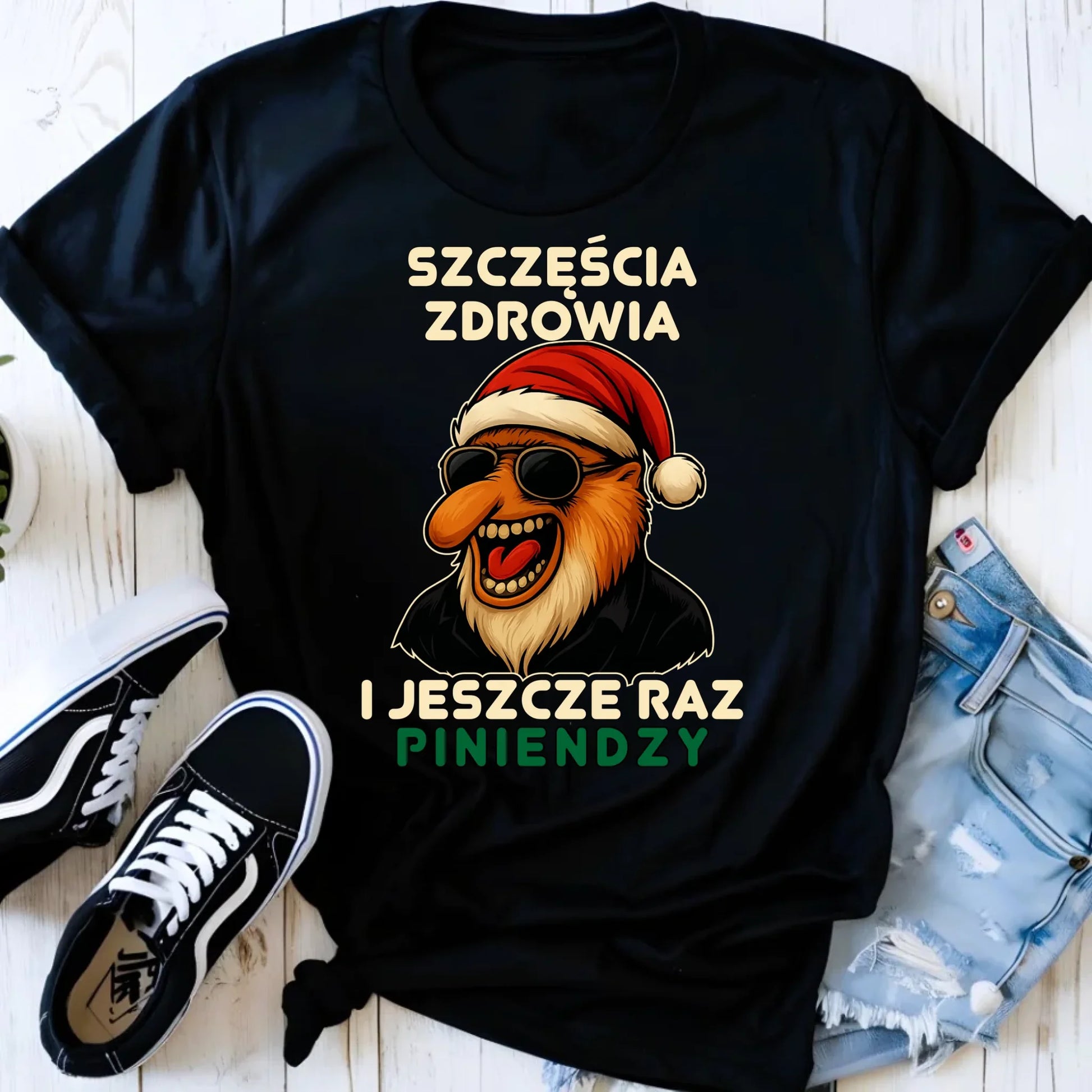 Koszulka damska świąteczna - Janusz Nosacz - I jeszcze raz piniendzy BN111 - StoryCups.pl