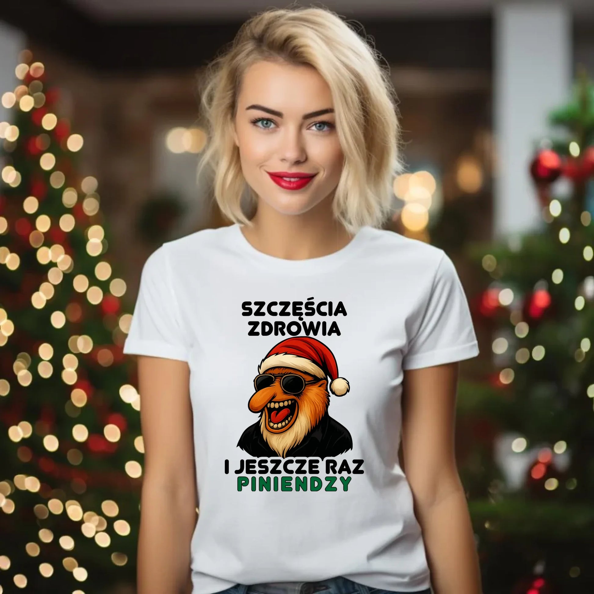Koszulka damska świąteczna - Janusz Nosacz - I jeszcze raz piniendzy BN111 - StoryCups.pl