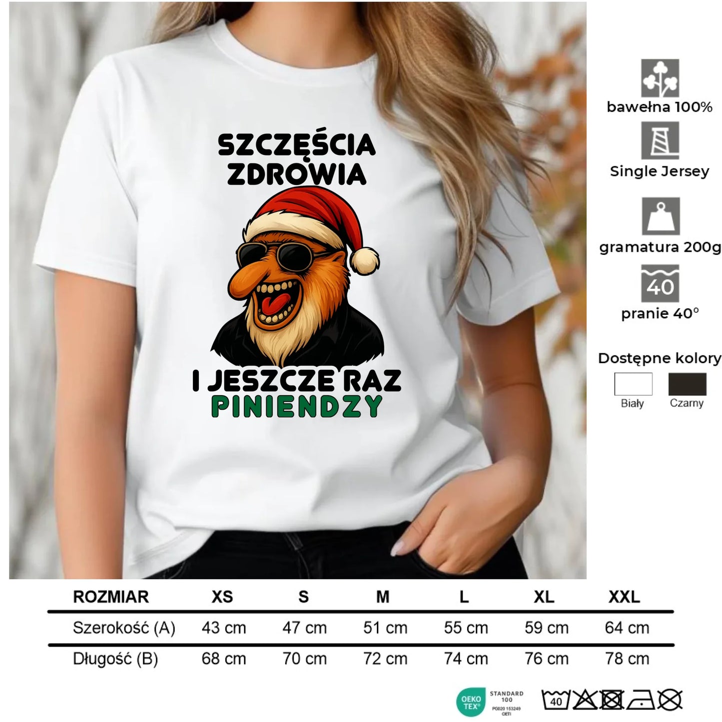 Koszulka damska świąteczna - Janusz Nosacz - I jeszcze raz piniendzy BN111 - StoryCups.pl