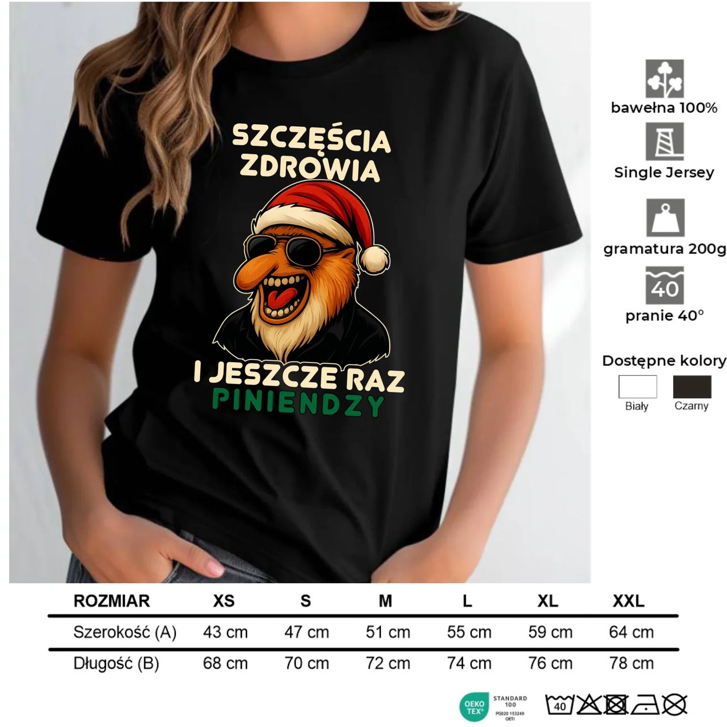 Koszulka damska świąteczna - Janusz Nosacz - I jeszcze raz piniendzy BN111 - StoryCups.pl