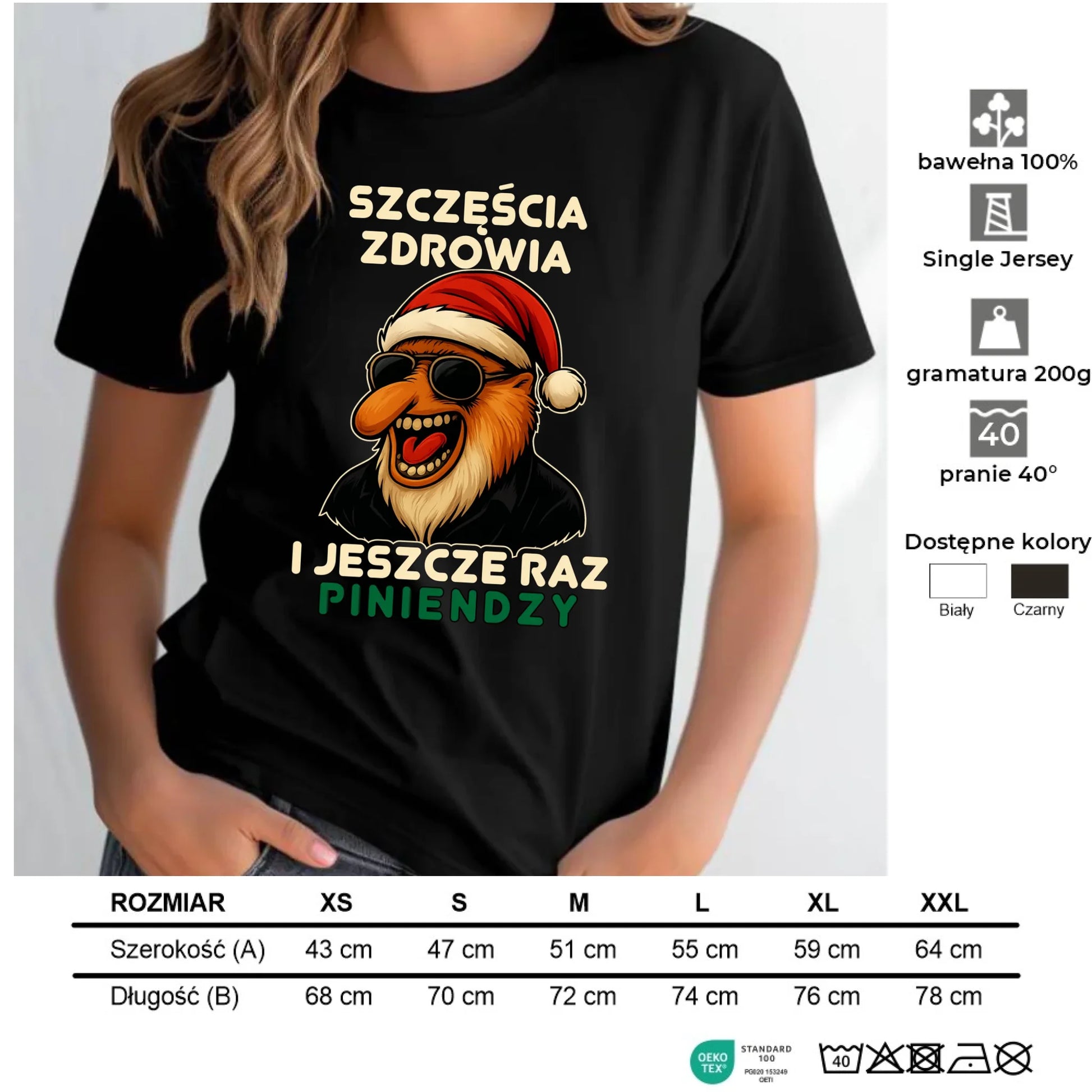 Koszulka damska świąteczna - Janusz Nosacz - I jeszcze raz piniendzy BN111 - StoryCups.pl