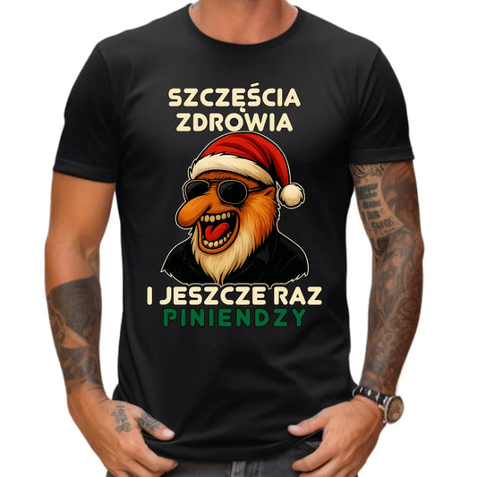 Koszulka męska świąteczna - Janusz Nosacz - I jeszcze raz piniendzy BN111 - StoryCups.pl