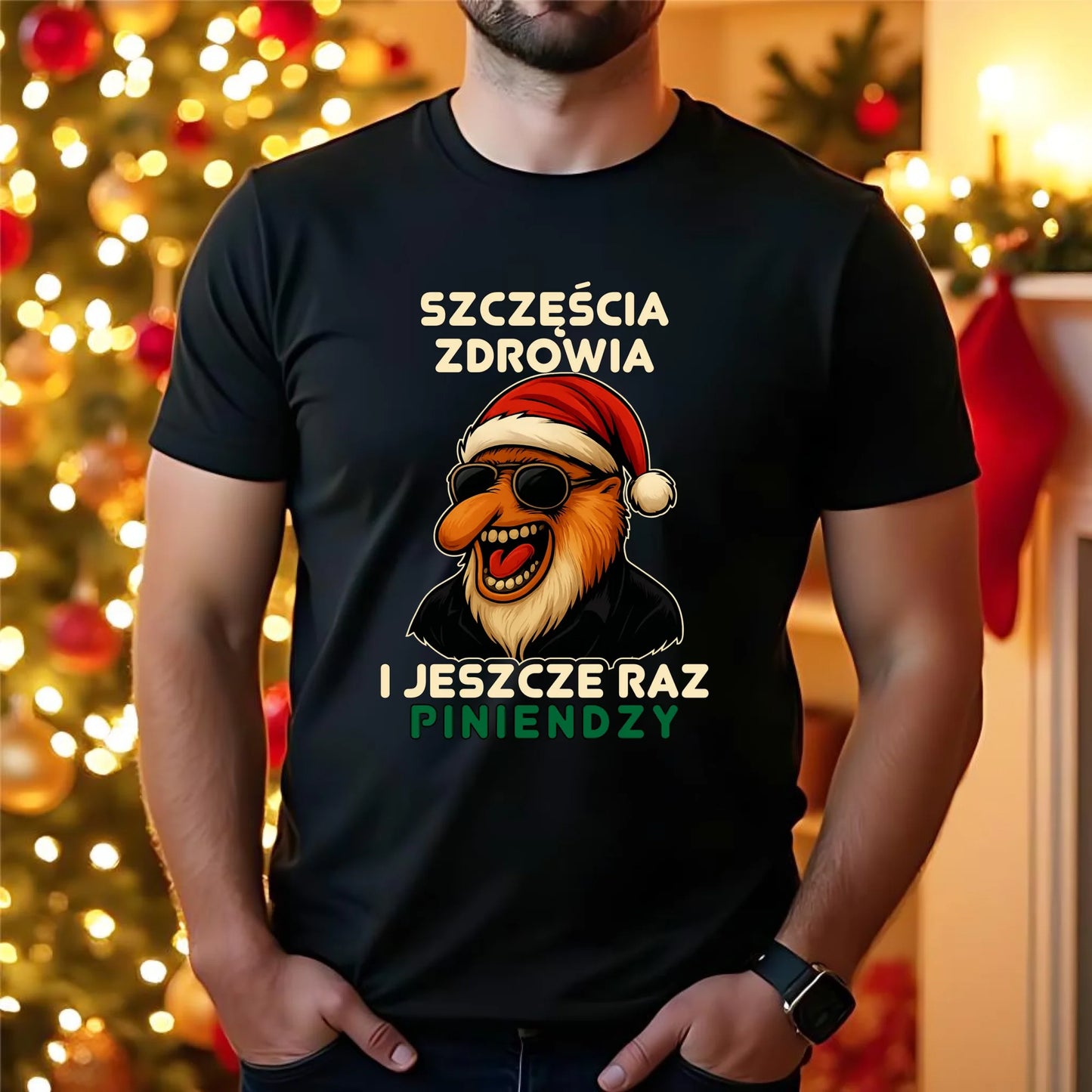 Koszulka męska świąteczna - Janusz Nosacz - I jeszcze raz piniendzy BN111 - StoryCups.pl