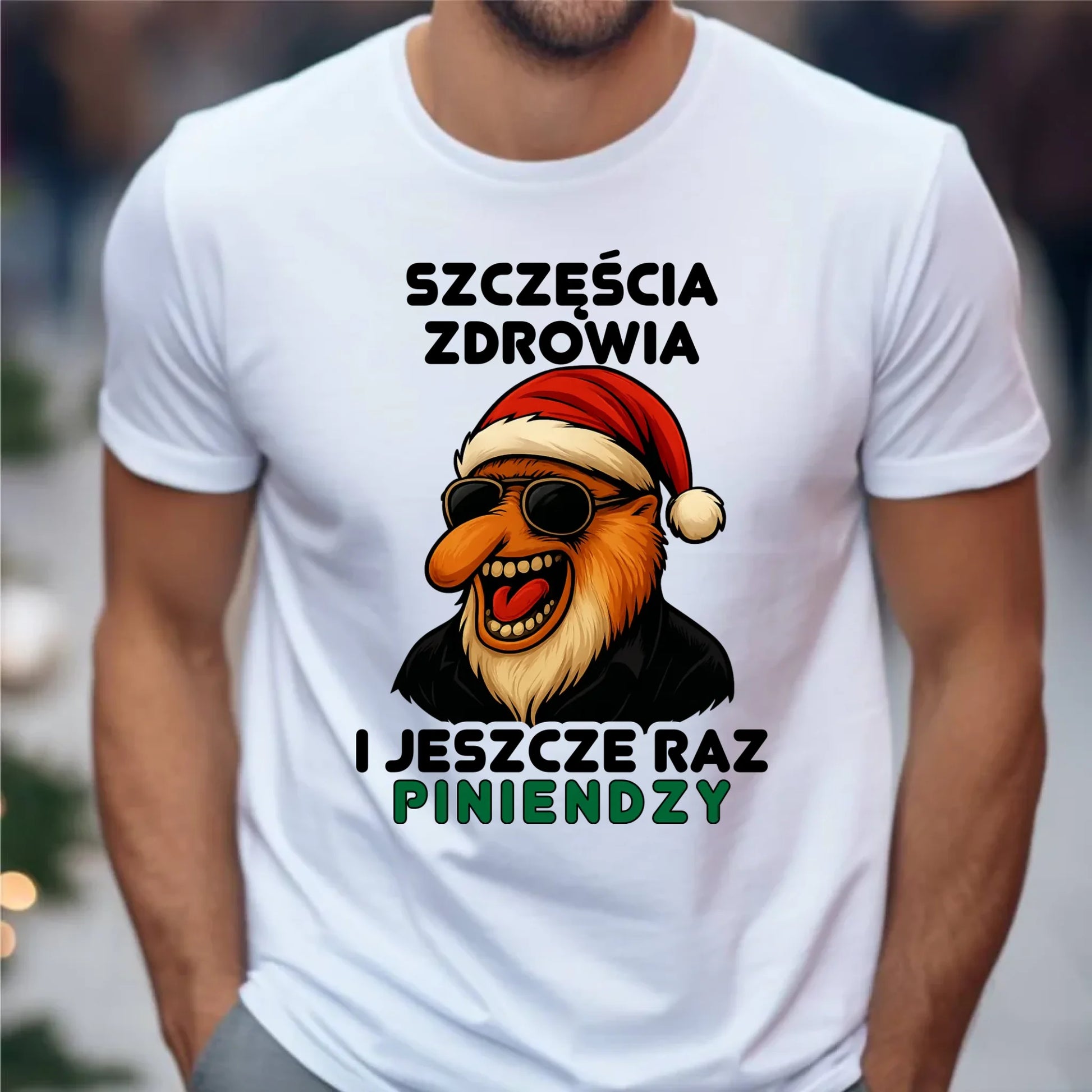 Koszulka męska świąteczna - Janusz Nosacz - I jeszcze raz piniendzy BN111 - StoryCups.pl