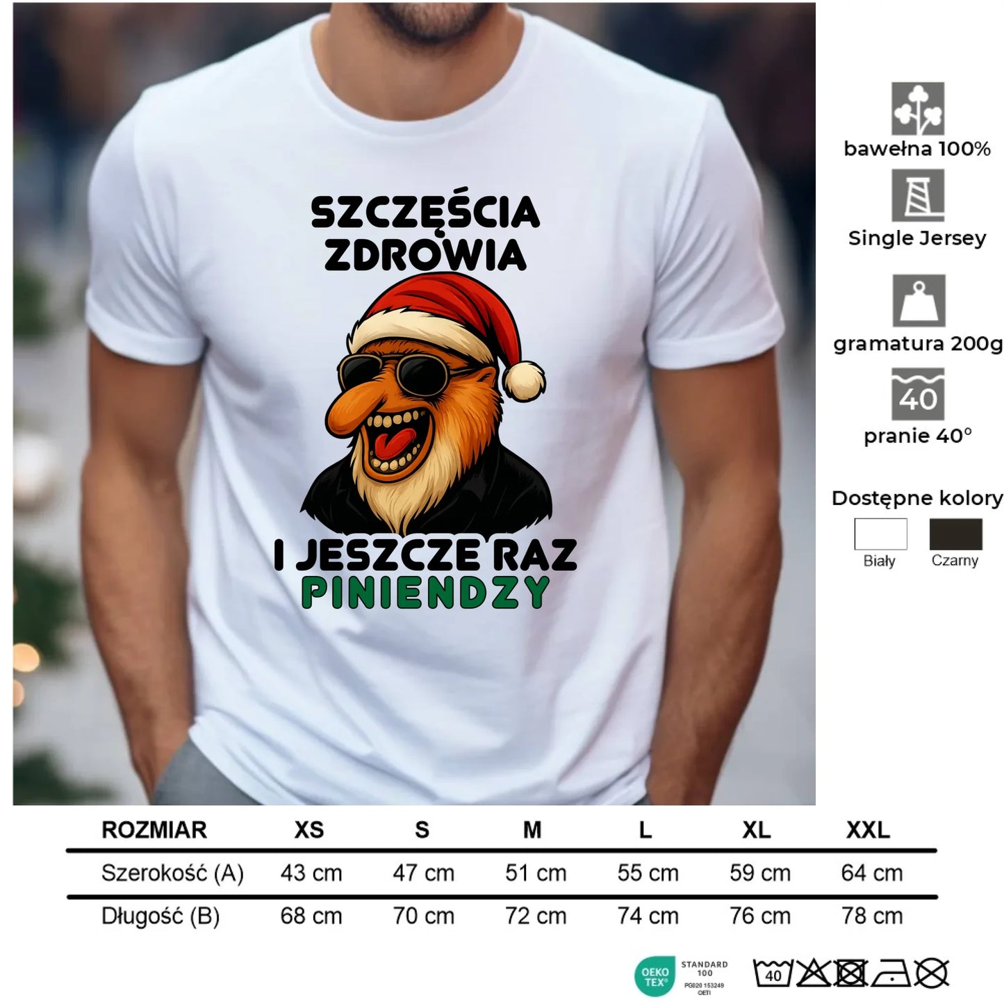 Koszulka męska świąteczna - Janusz Nosacz - I jeszcze raz piniendzy BN111 - StoryCups.pl